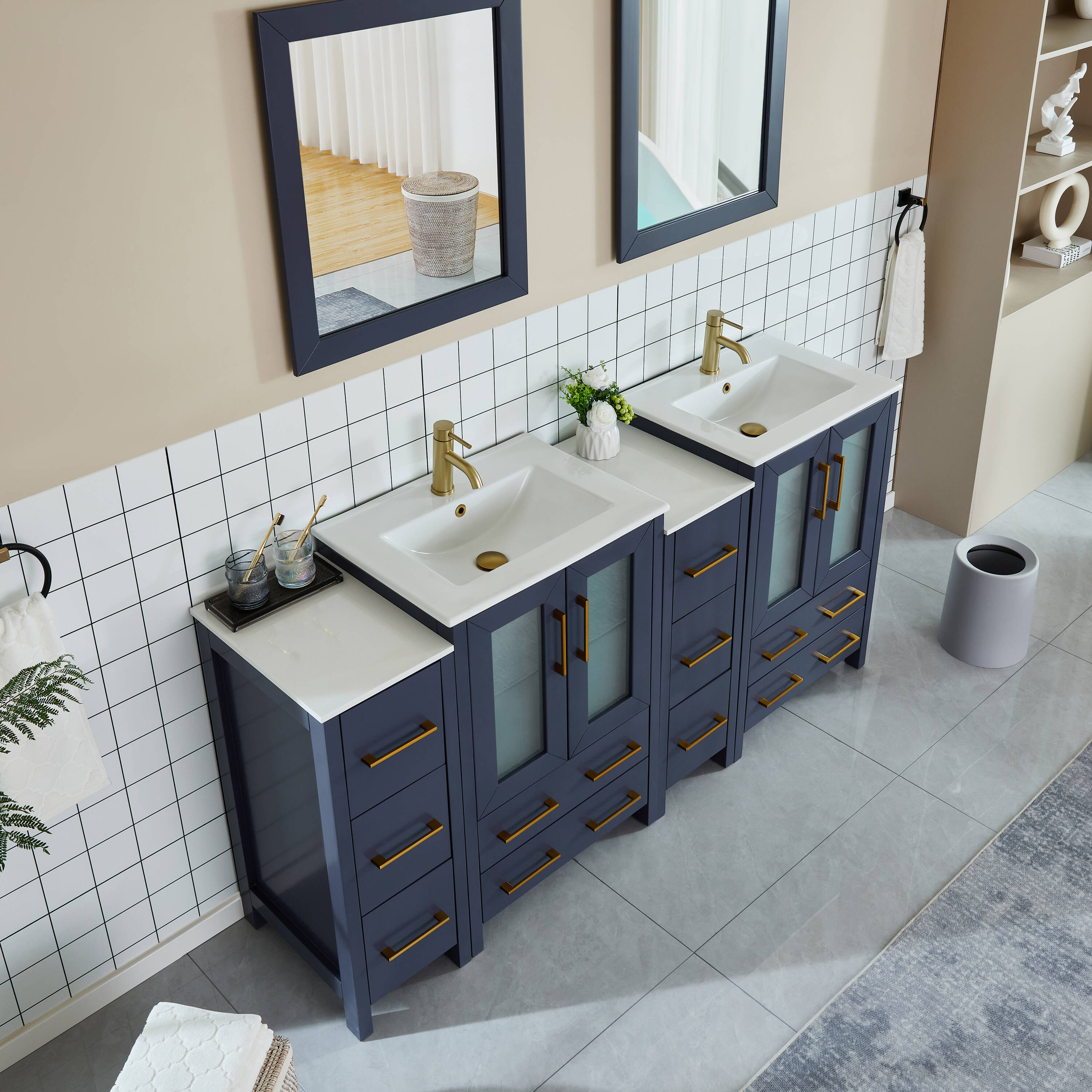 Vanity Art VA3024-72B Bath-Vanity-Combo - View #3