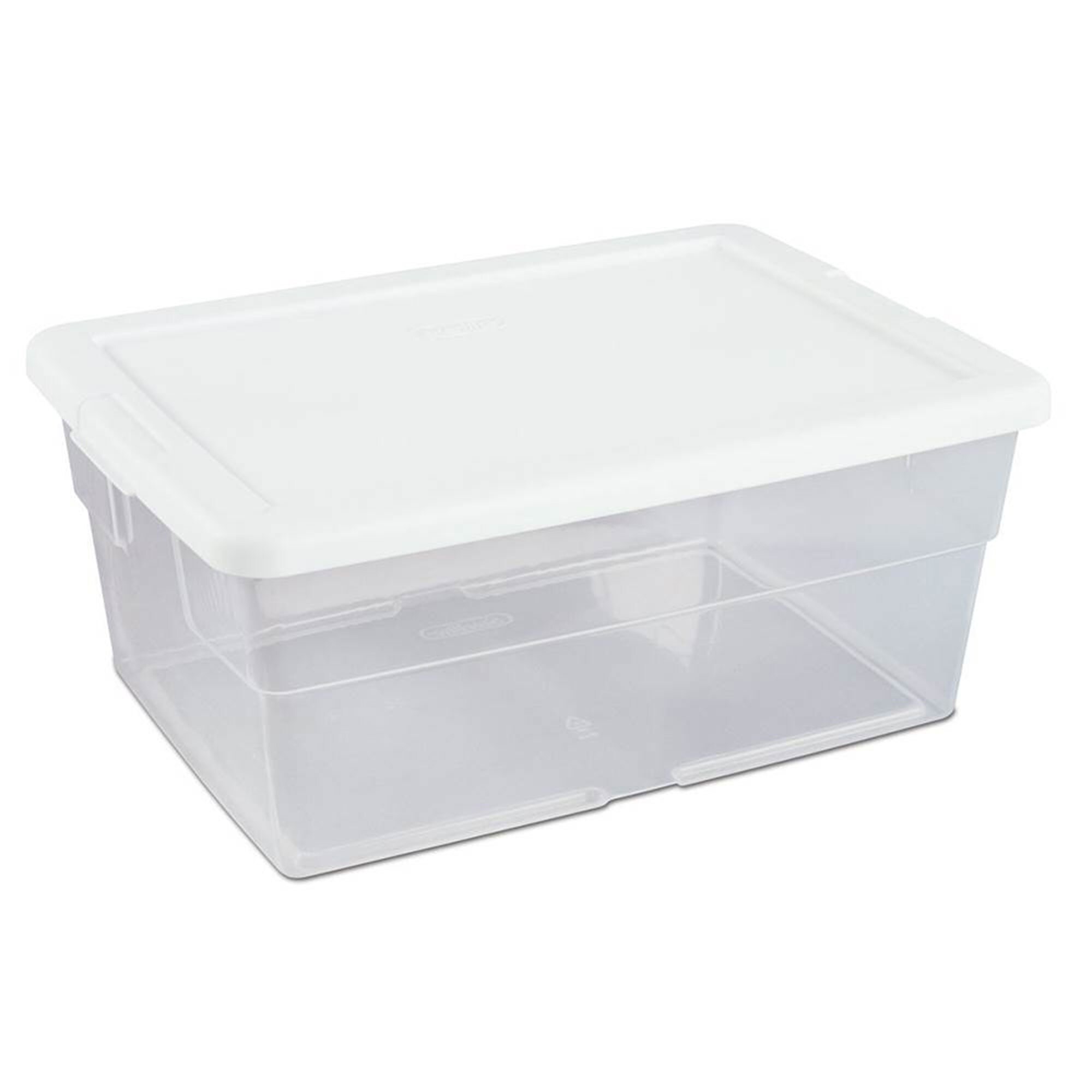 Sterilite 64 Qt. Latching Box Plastic, Blue Tint 