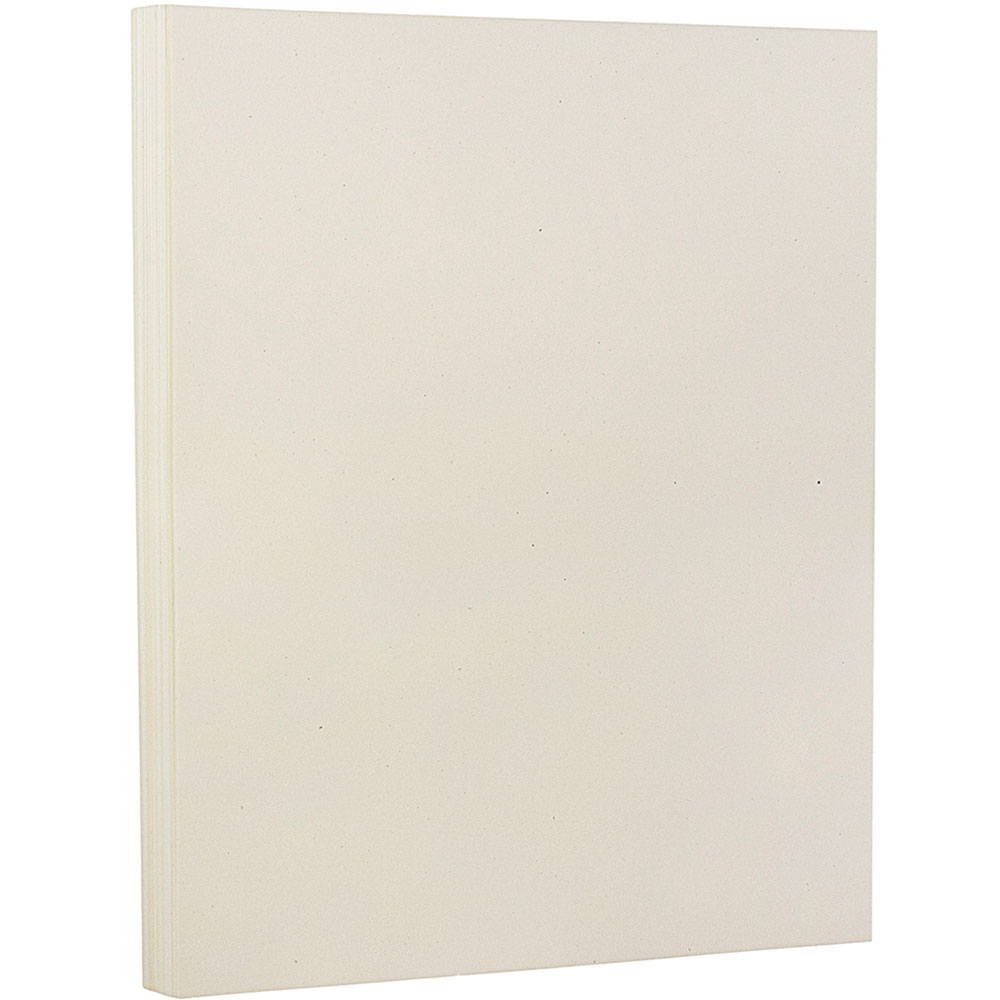 JAM Paper JAM Paper® Recycled 80lb Cardstock, 8.5 x 11 Coverstock,  Genesis Milkweed, 50 Sheets/Pack at