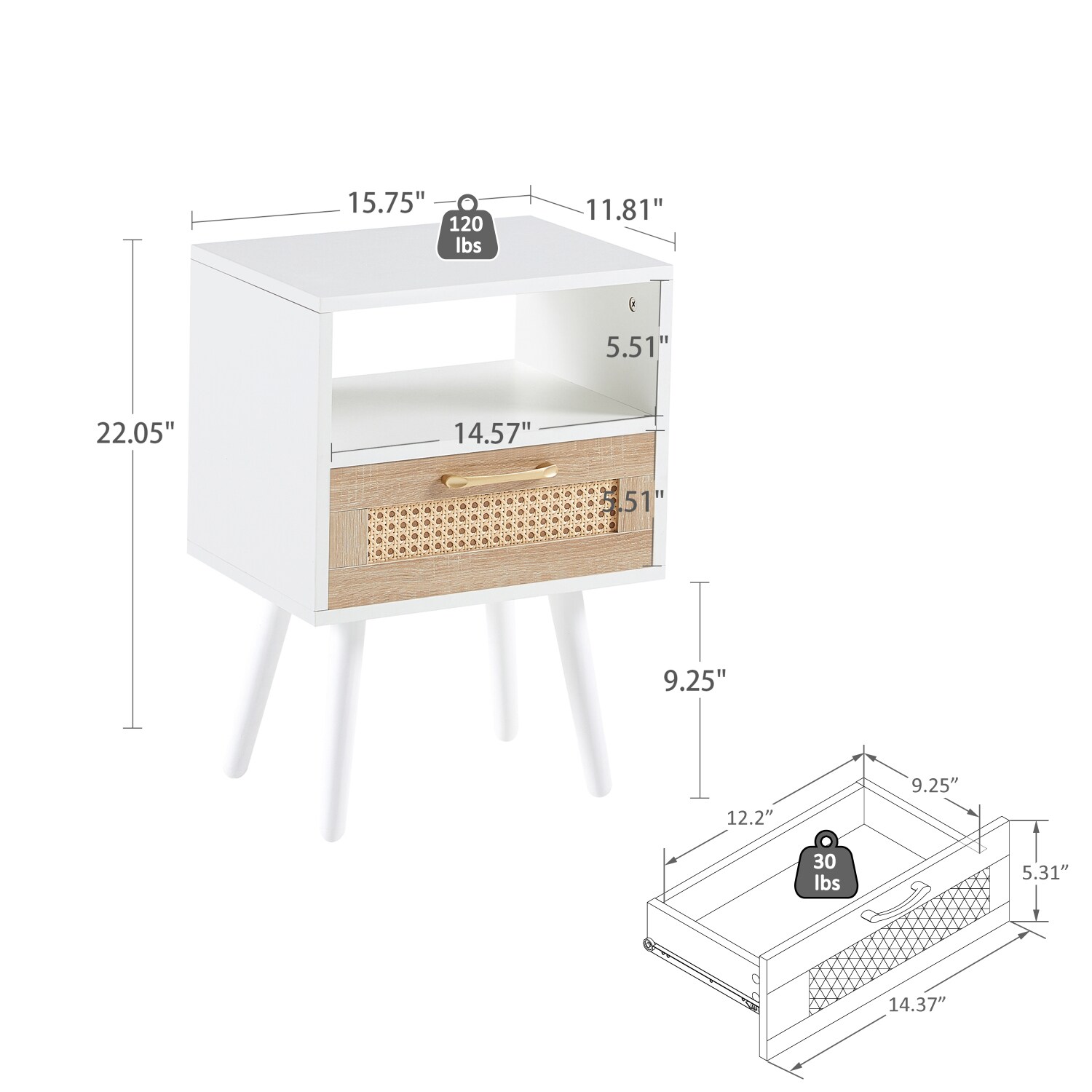 Streamdale Furniture W126573108 nightstands - View #4