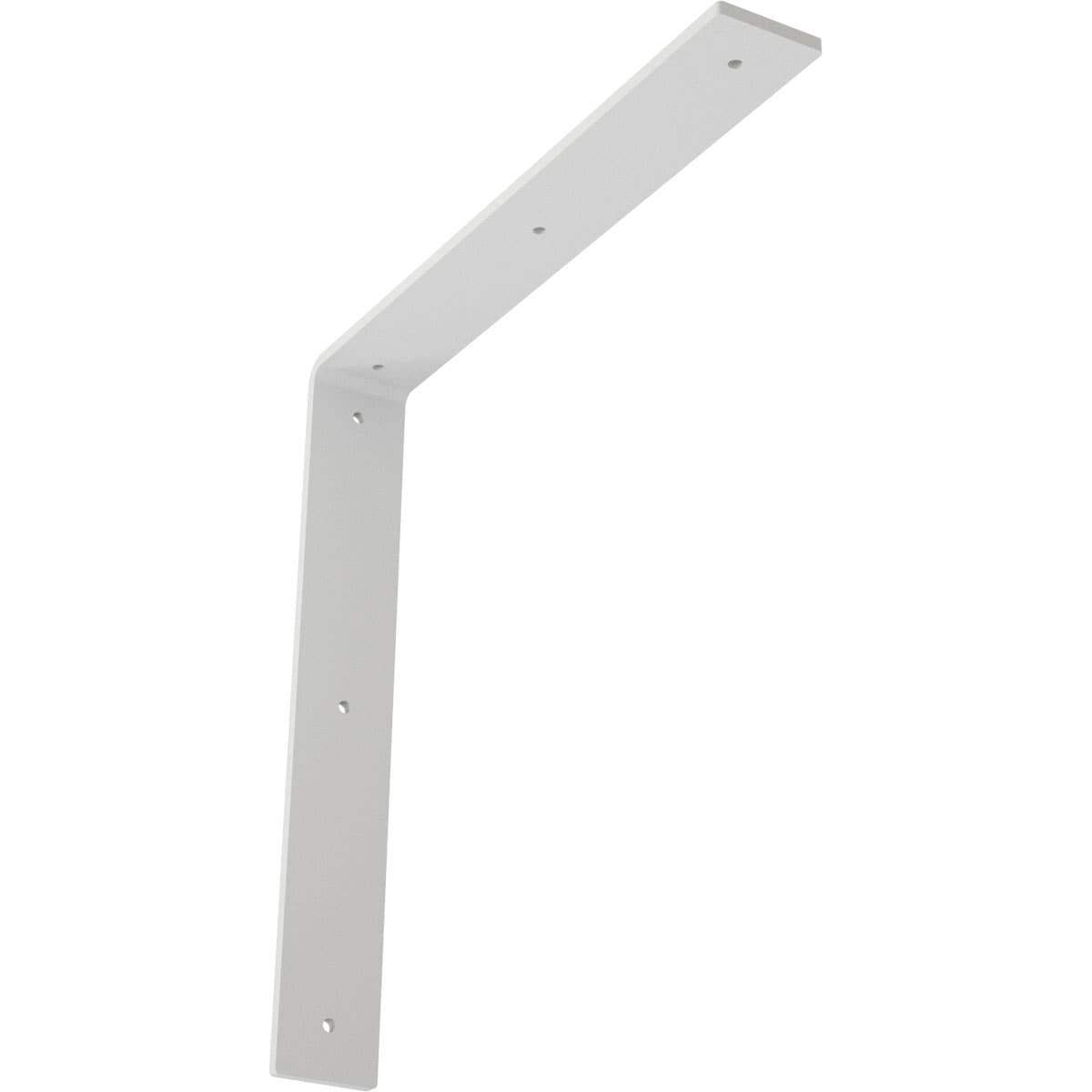 Ekena Millwork BKTM02X14X14HAPWH Hamilton 14-in x 2-in x 14-in Primed Steel Countertop support bracket