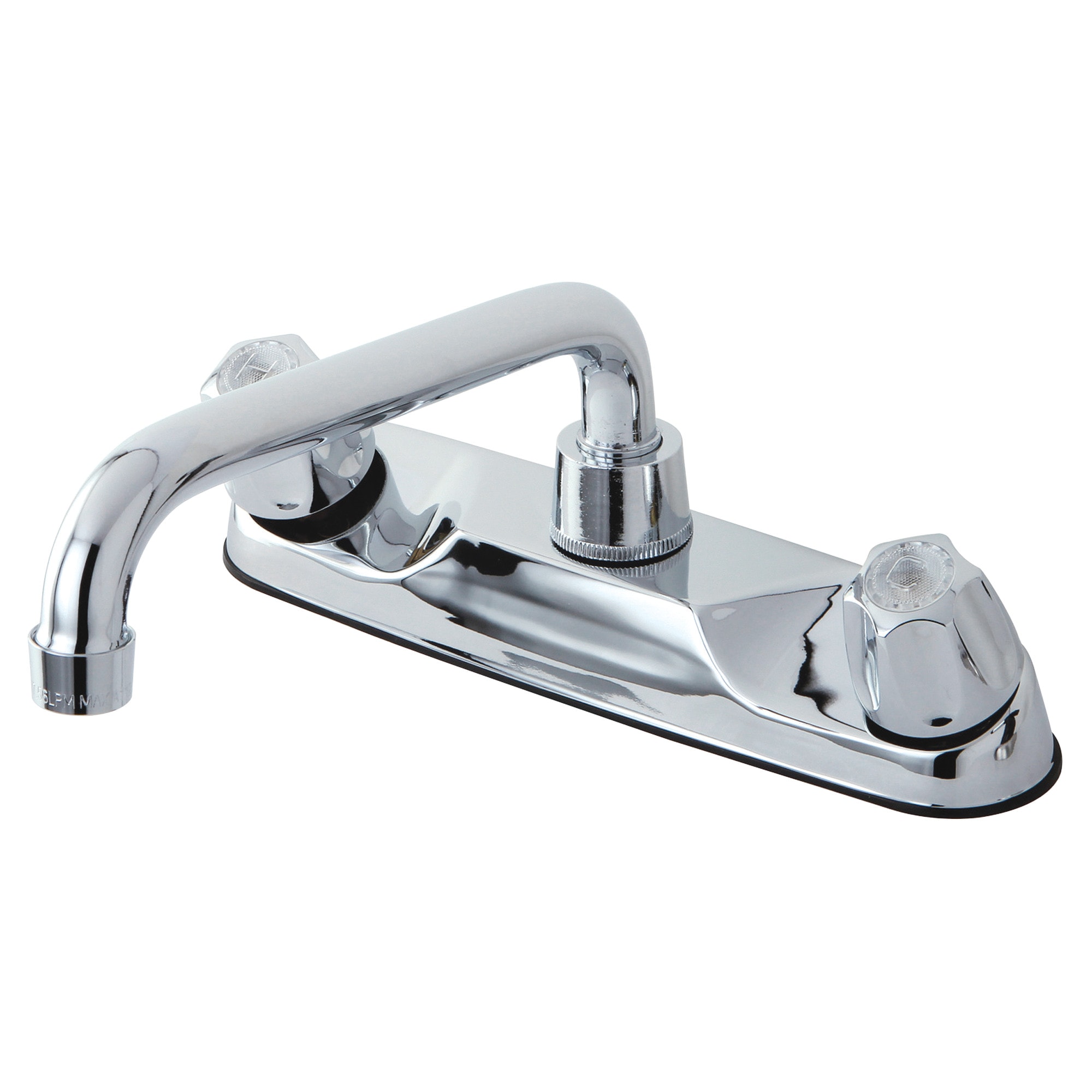 Elements of Design EF101 Chrome Single Handle Deck-mount Kitchen Faucet ( Deck Plate Included )