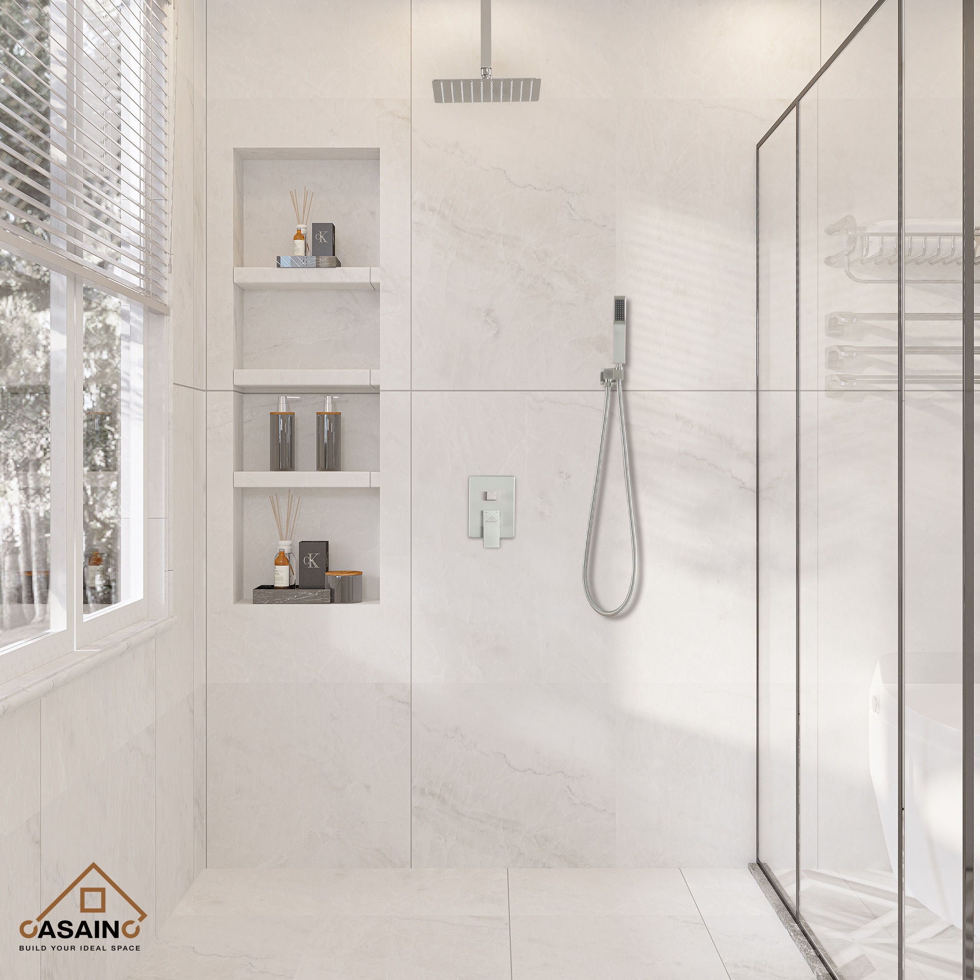 CASAINC CS3602-10BN Showerhead-Bar-Panels - View #2