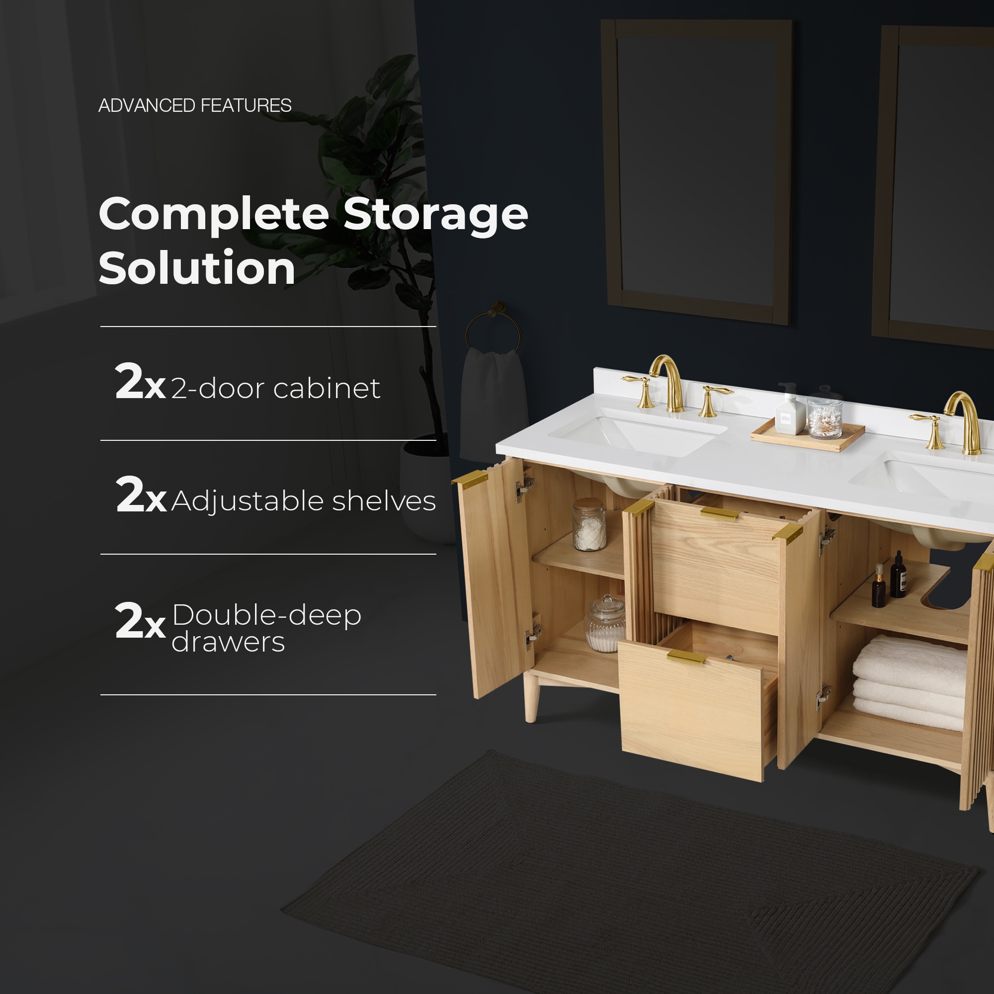 OVE Decors 15VVA-BERK60-174 Bath-Vanity-Combo - View #5