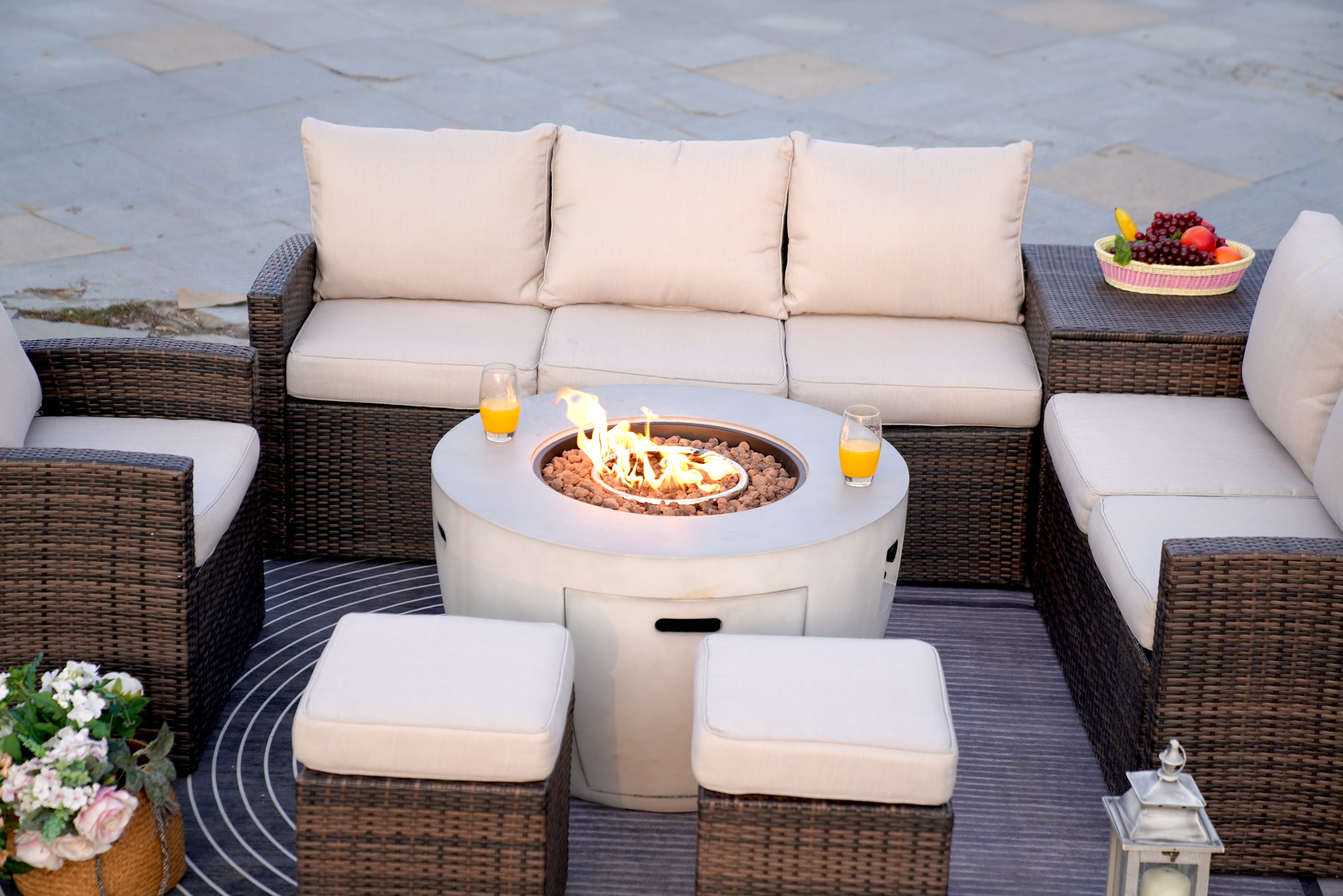 Moda Furnishings MAG-1403B-2160-B Patio-Conversation-Sets - View #5
