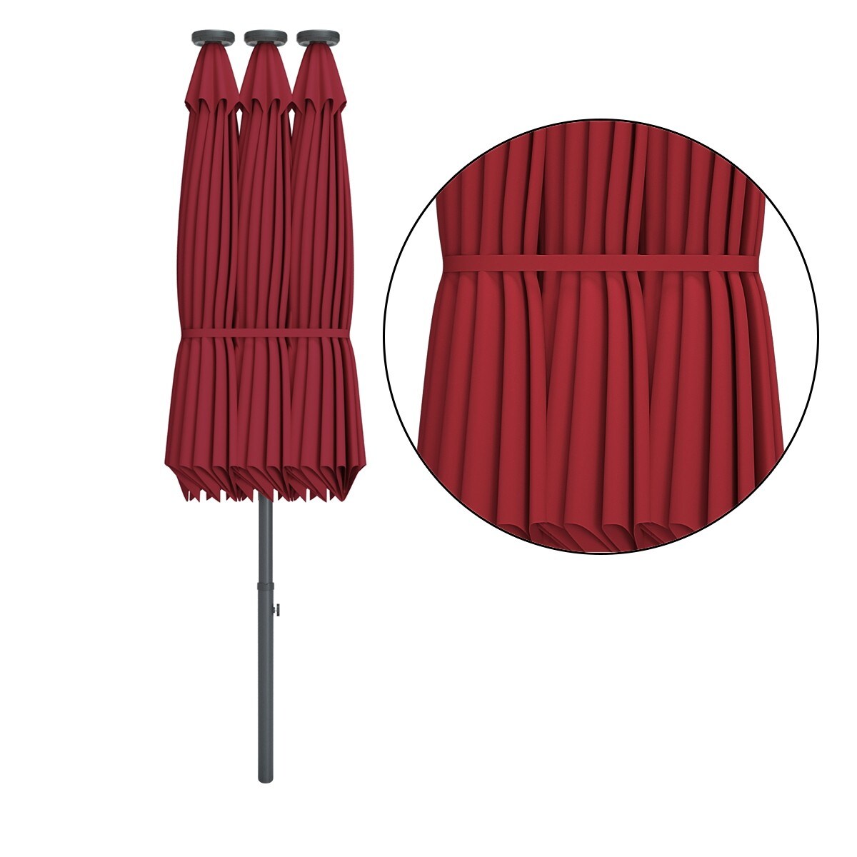 Mondawe 15FT PATIO UMBRELLA Umbrellas-2 - View #6