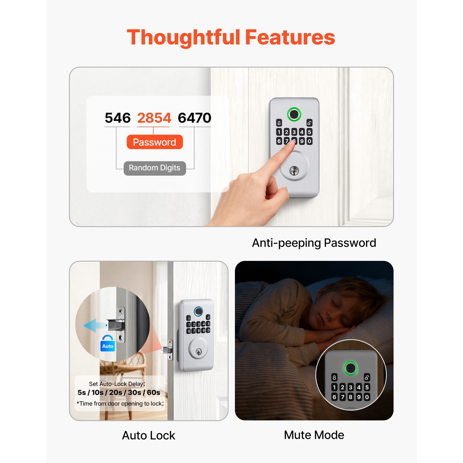 Mecale YAS-Q29L3G Electronic-Door-Locks - View #6