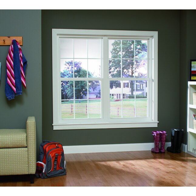 Single Hung Windows Department At, Bookcase With Half Glass Doors And Windows