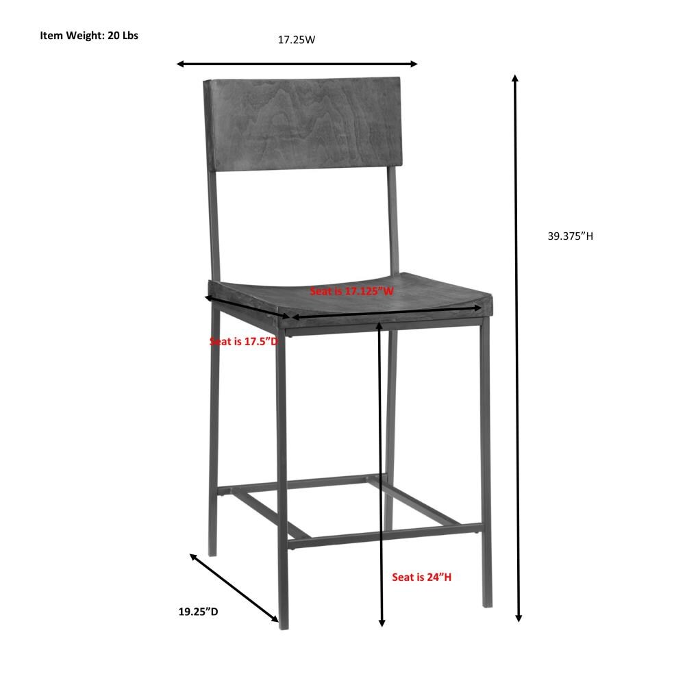 Carolina Cottage 2024NMNGTBK stools - View #4