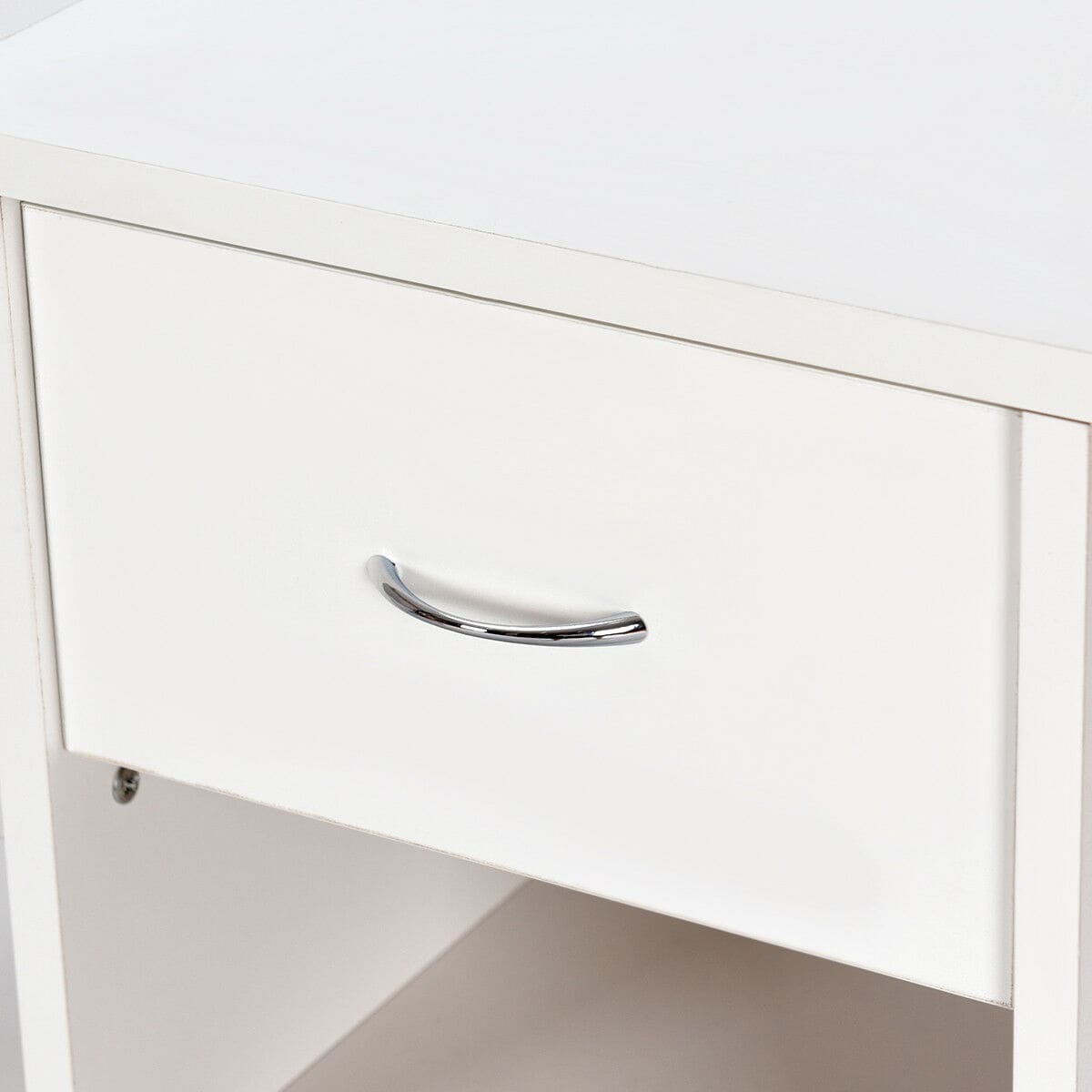 Goplus Desk 15.5-in White Modern/Contemporary Computer Desk in the ...
