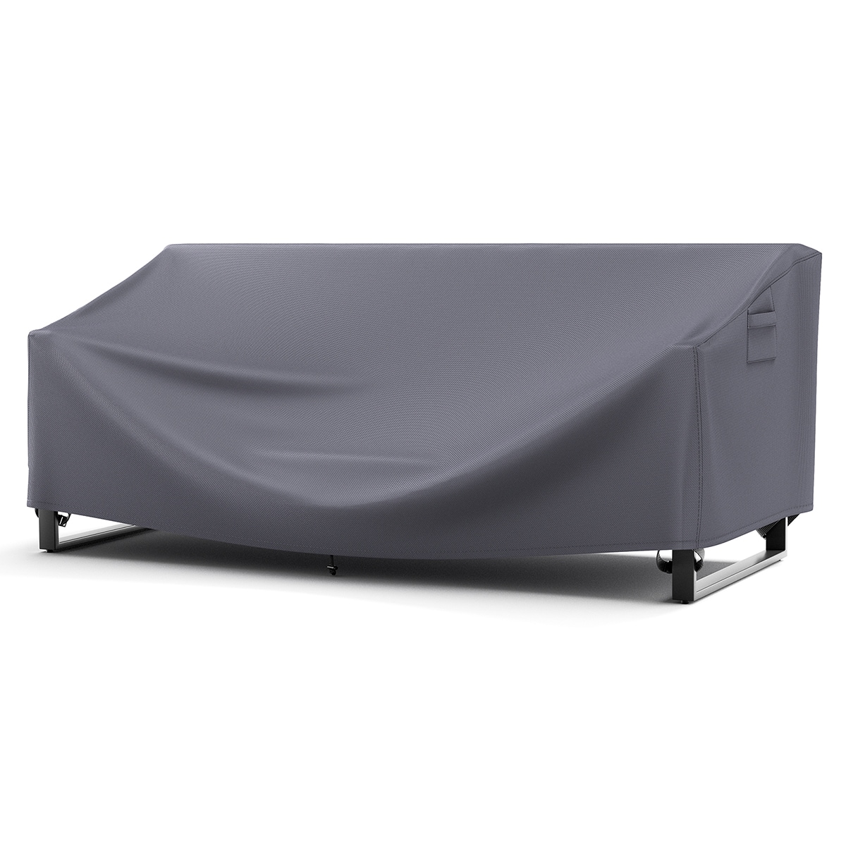 Rilyson FSCRGY1004 Gray PVC Patio Furniture Cover For Conversation set