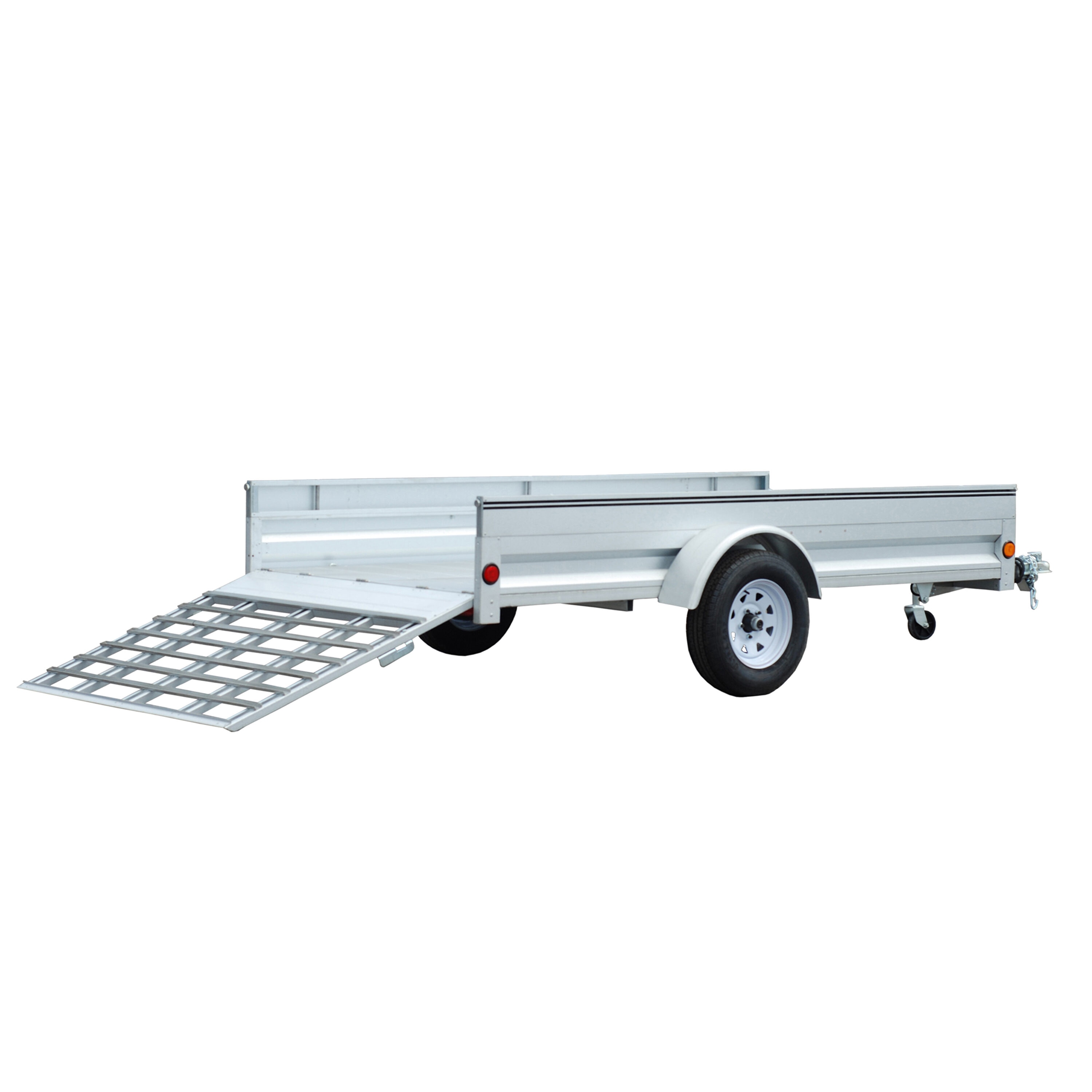 Stirling 5-ft x 10-ft Steel Utility Trailer with Ramp Gate (2100-lb ...