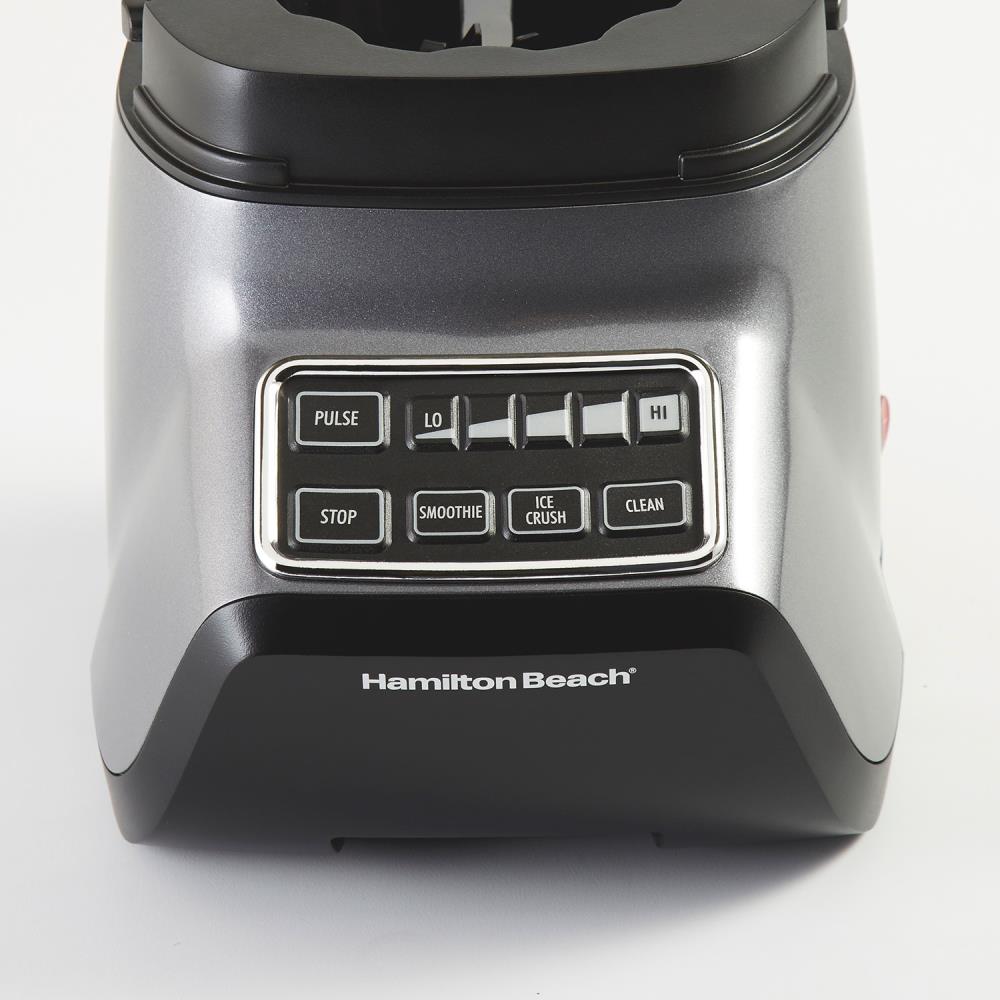 Hamilton Beach Professional 32 oz. 14-Speed Black and Grey Countertop Blender with Quiet Shield