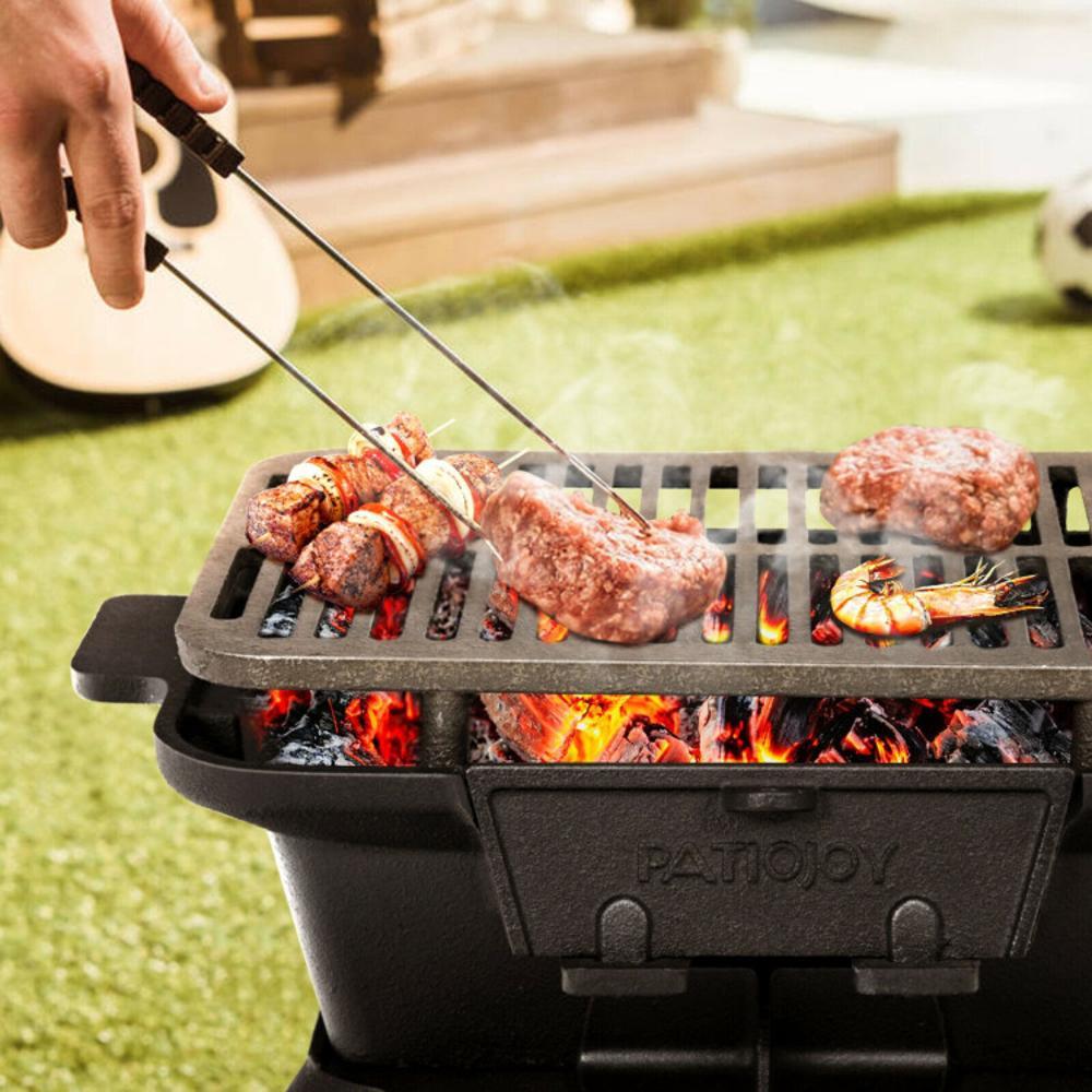 BABOOM Portable Hibachi Grill 112.5 Sq in Black Portable Charcoal Grill BOM P70617 CO at Lowes