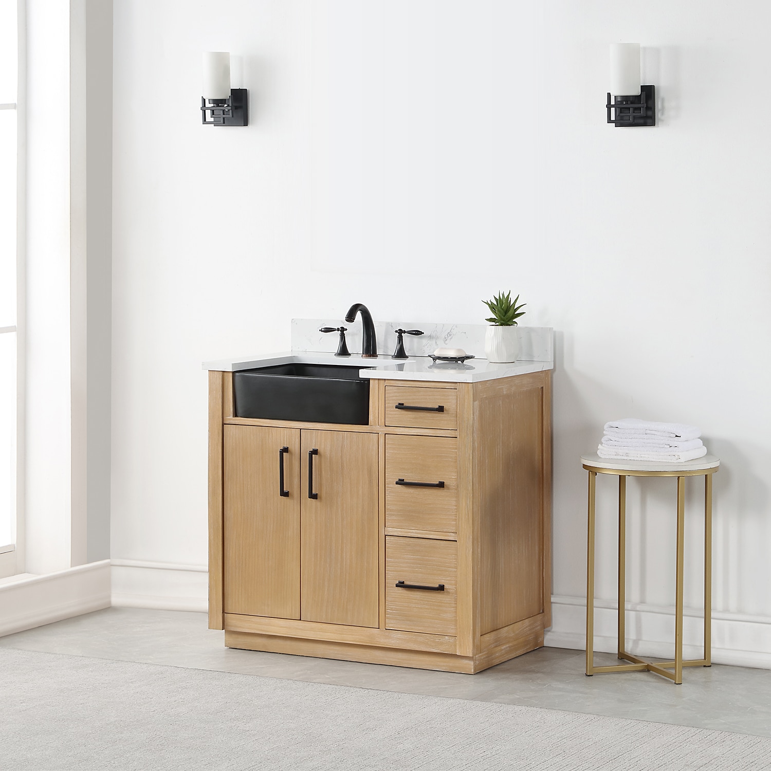 Altair 550036-WP-AW-NM Bath-Vanity-Combo - View #6