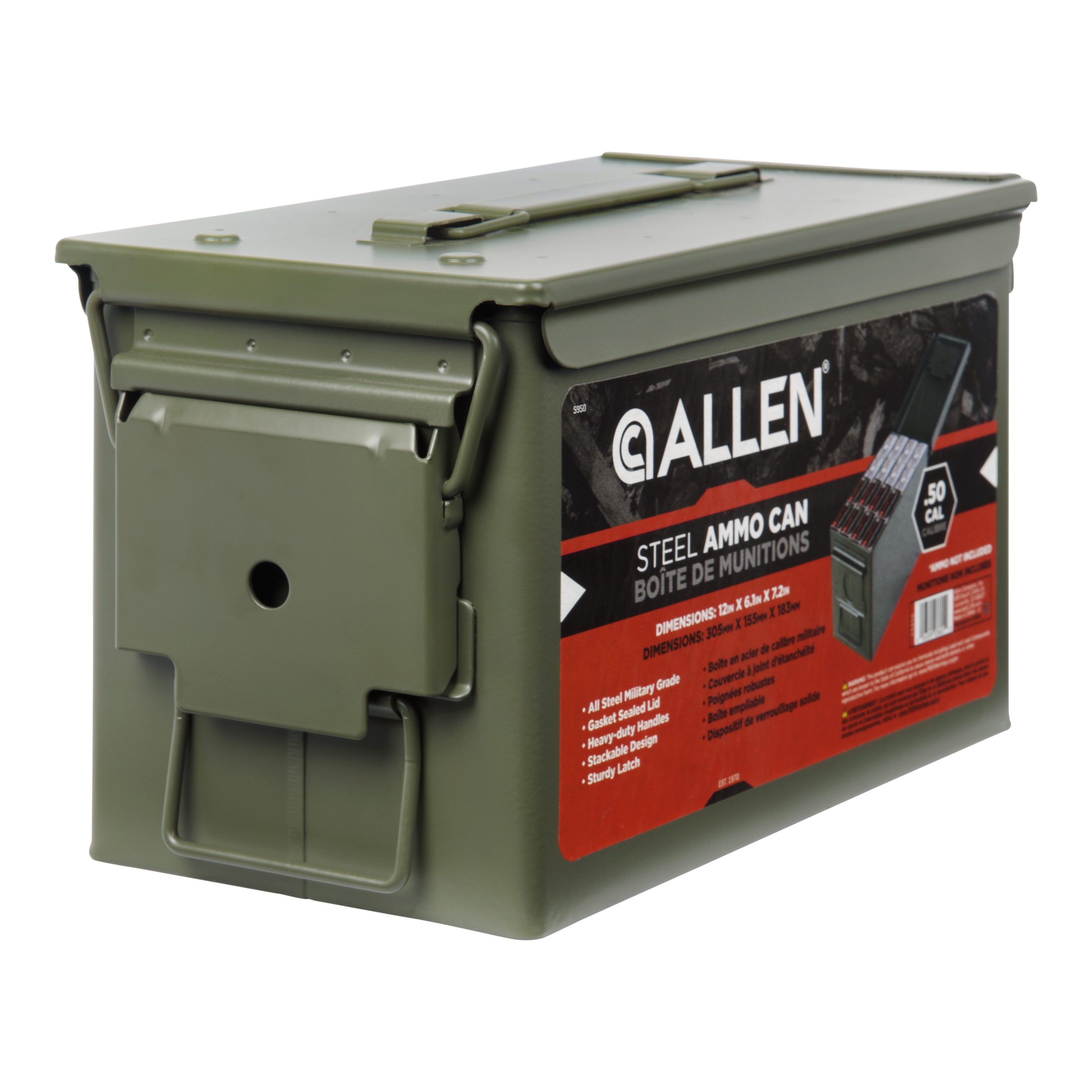 Mossy Oak Plastic Ammo Box (3 Pack) 