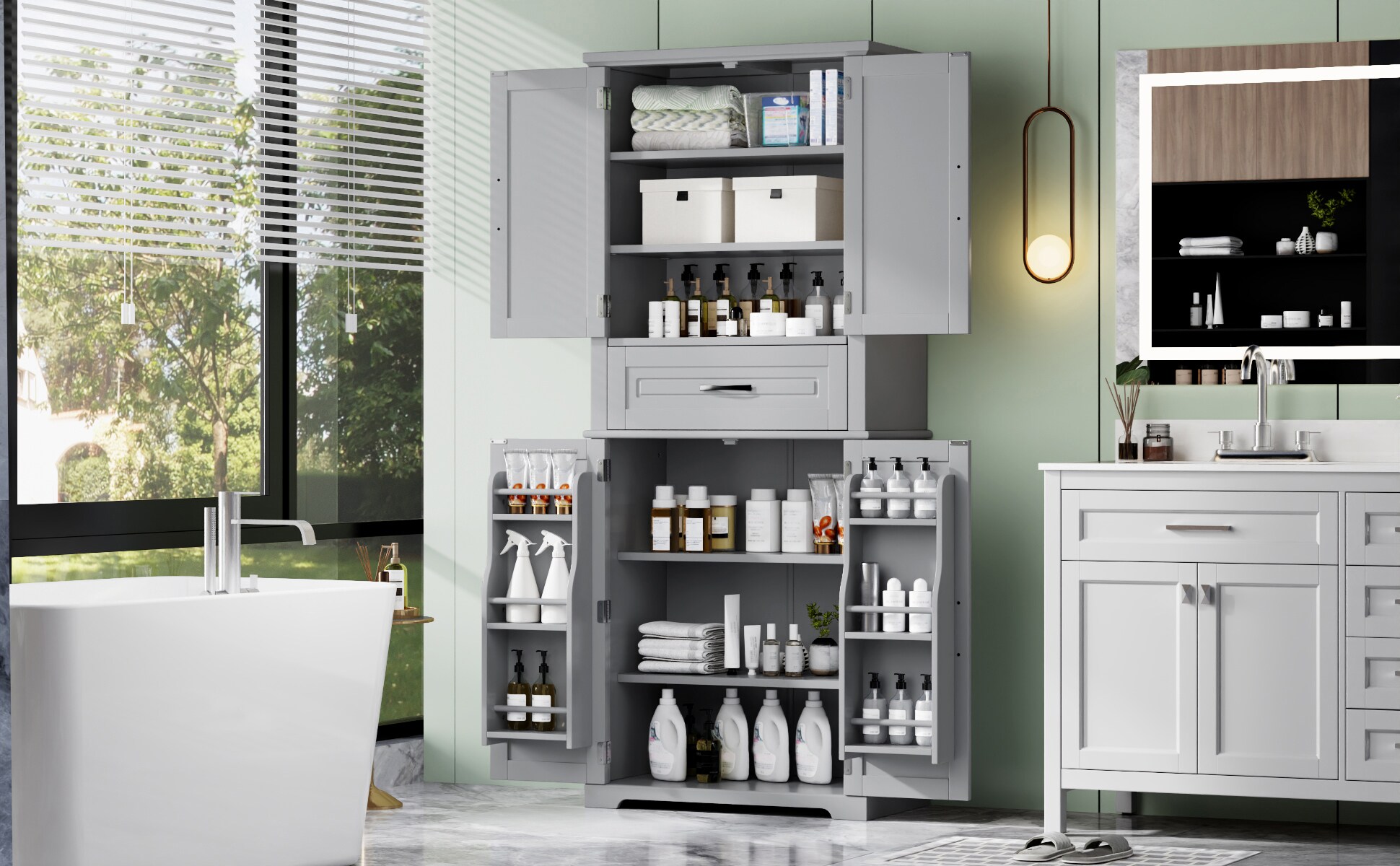 ModernLuxe L3P-N759P241667E Bathroom-Wall-Cabinets - View #11
