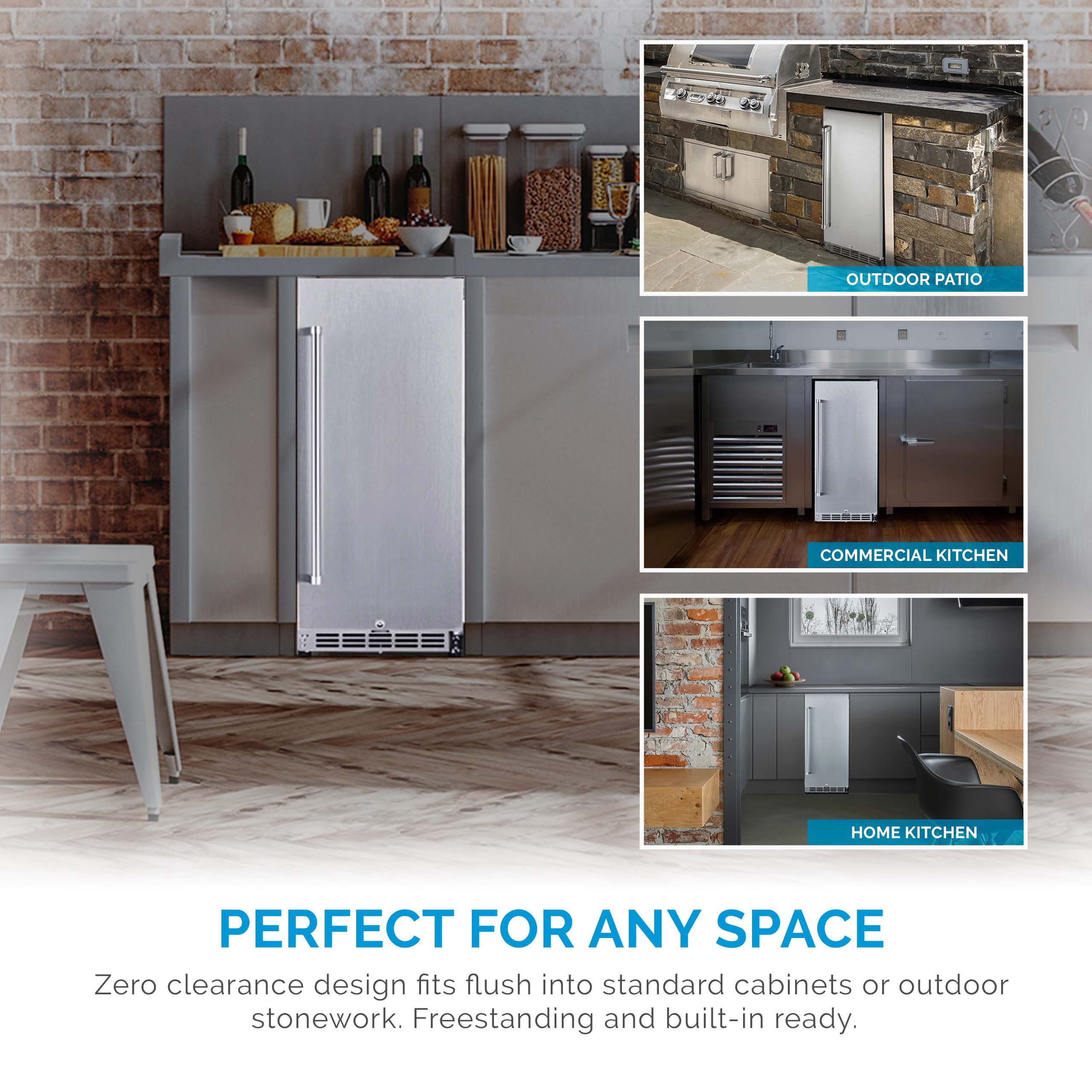 Outdoor refrigerator cheap lowes