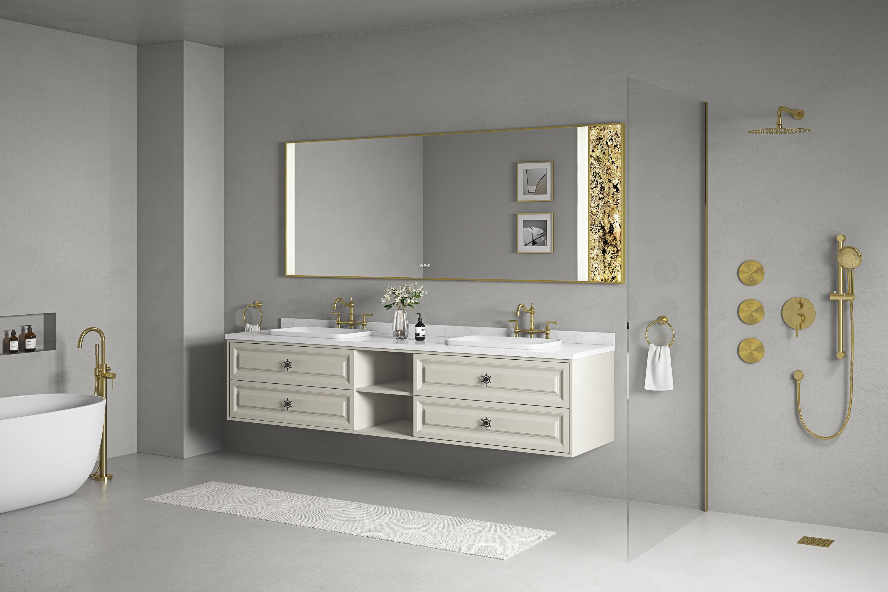 Vacolite KP39636-BG-TK Framed-Bath-Mirrors - View #6