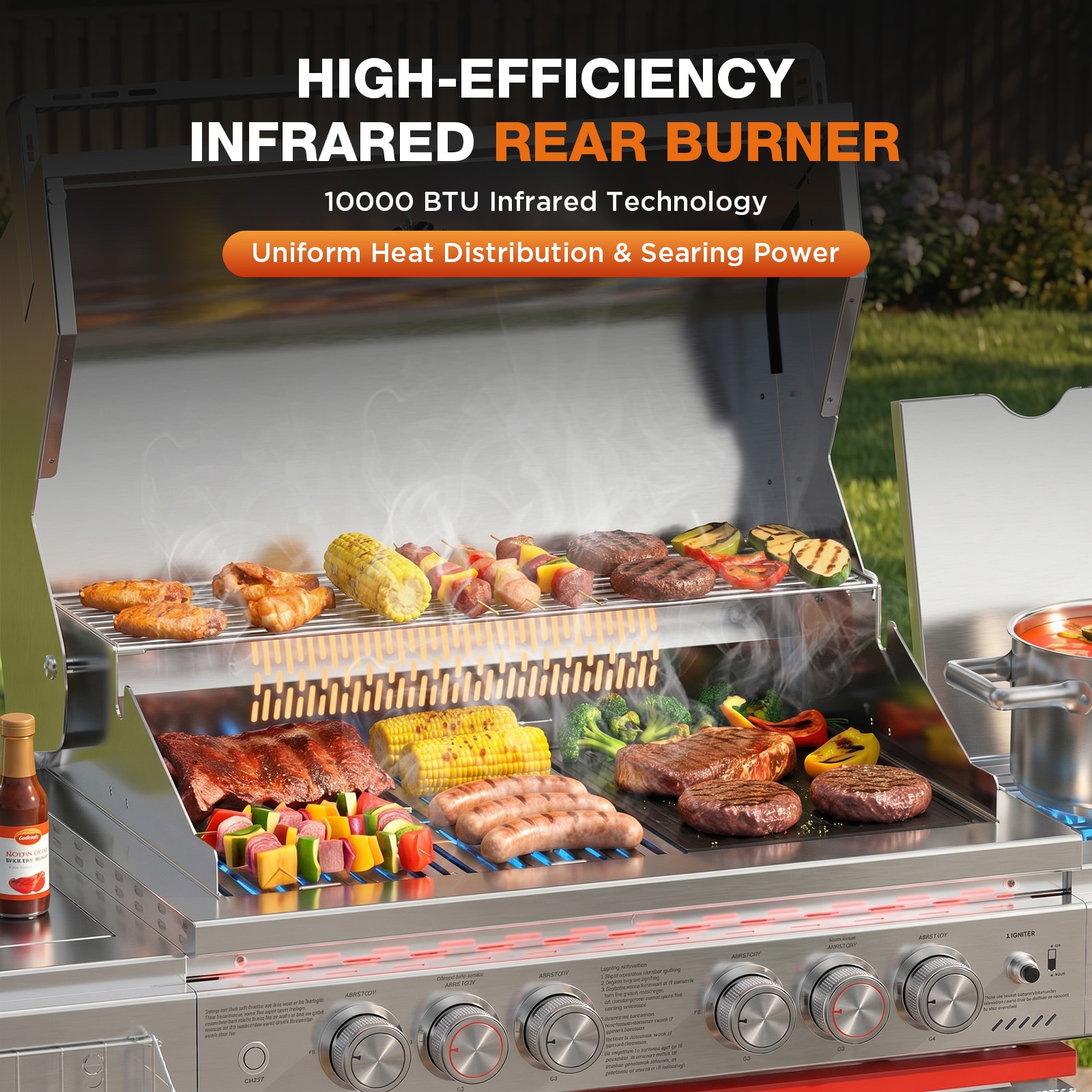 COWSAR 00042GBA0-CS Gas-Grill - View #4