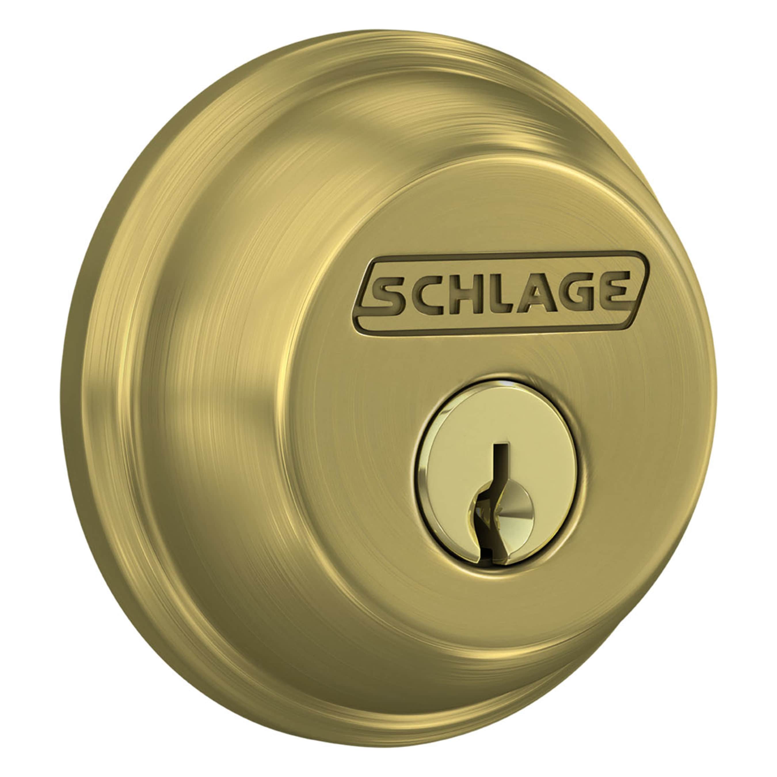 Schlage B60 N 608 G Door-Deadbolts - View #2
