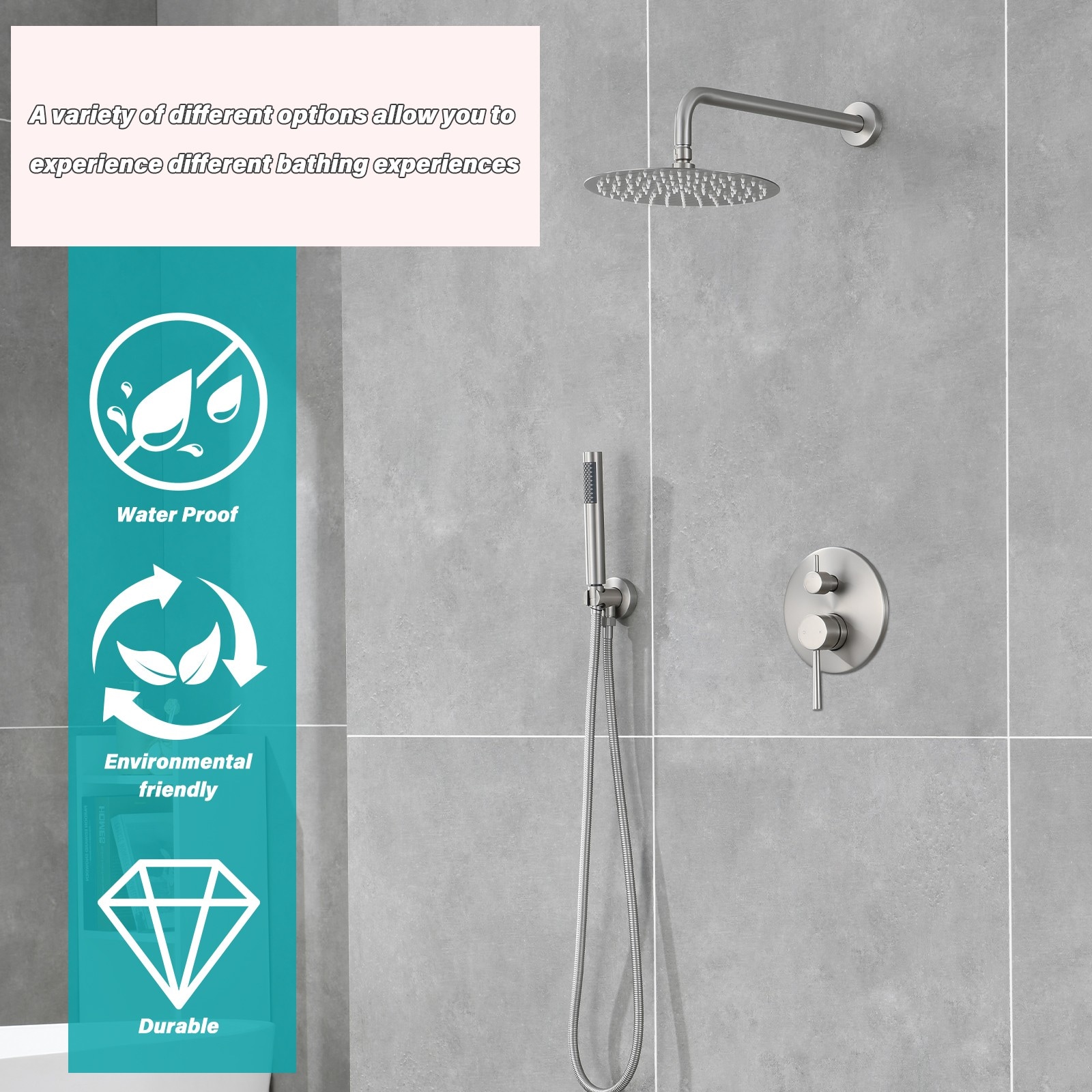 Flynama RB-QY-0769 Showerhead-Bar-Panels - View #9