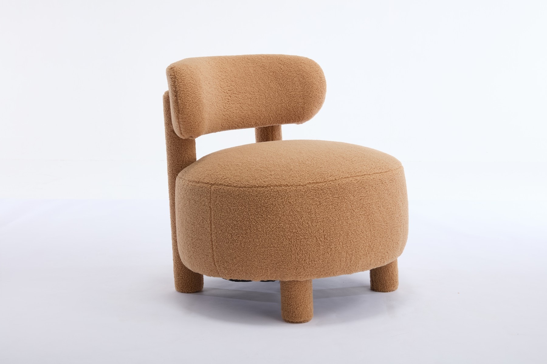 Maocao Hoom JL0P219595 28.35-in W Modern khaki Teddy Accent Chair