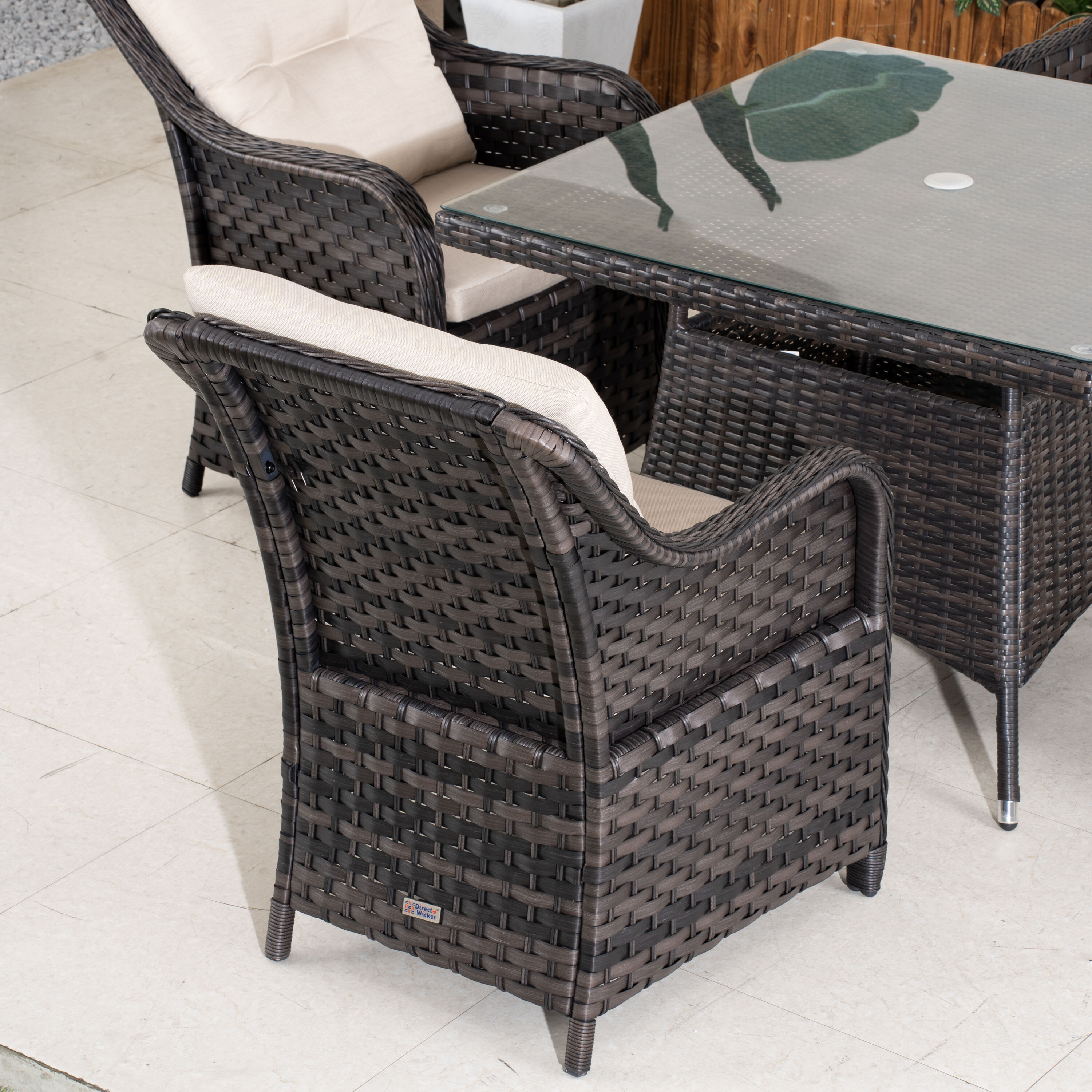 Direct Wicker DWT-1710&012-BR Patio-Dining-Sets - View #8