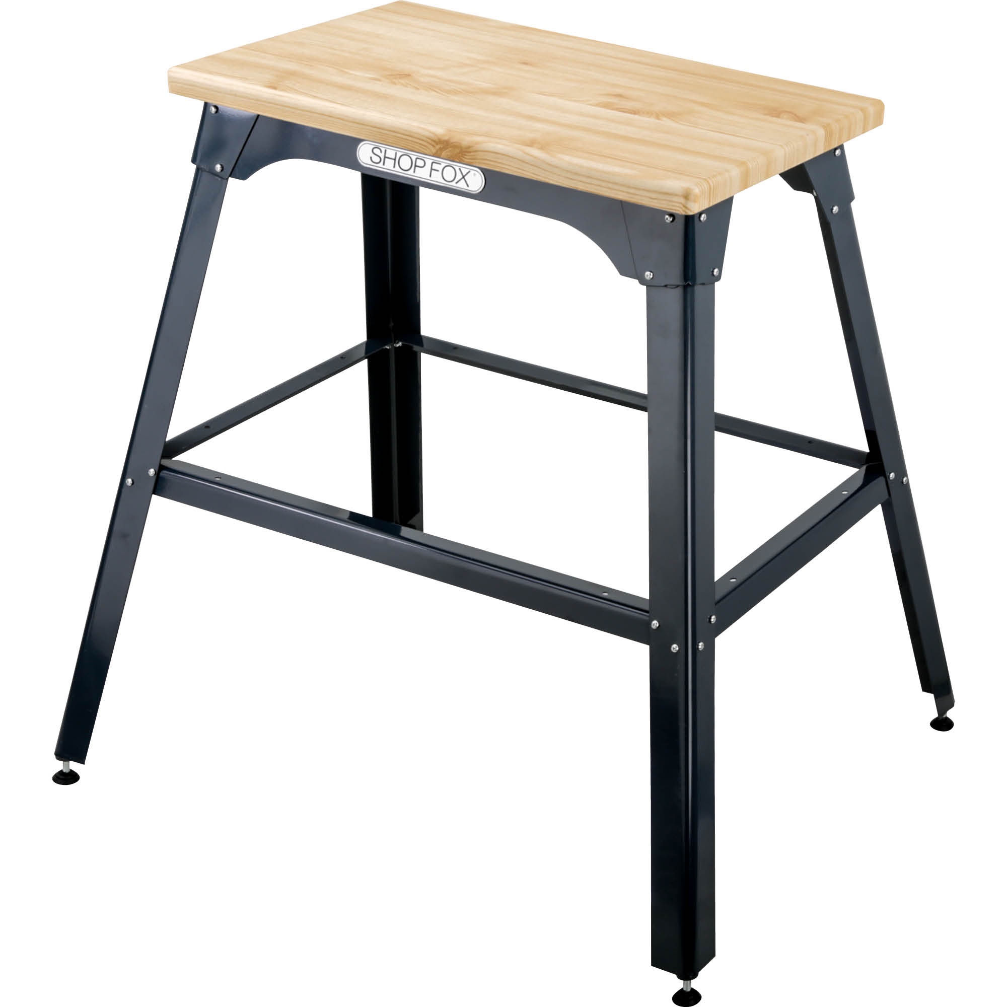 Shop Fox D2056 13 L x 30.5 H Black Wood Portable Work Bench