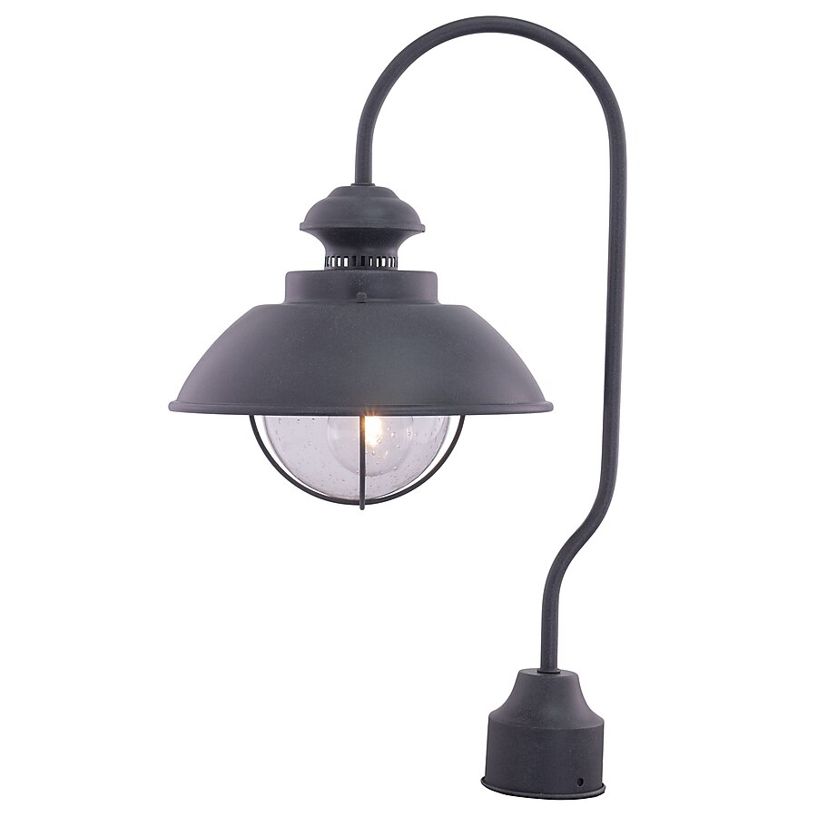 Cascadia Nautical 20.5-in H Textured Black Post Light Cascadia Nautical 20.5-in H Textured Black Post Light