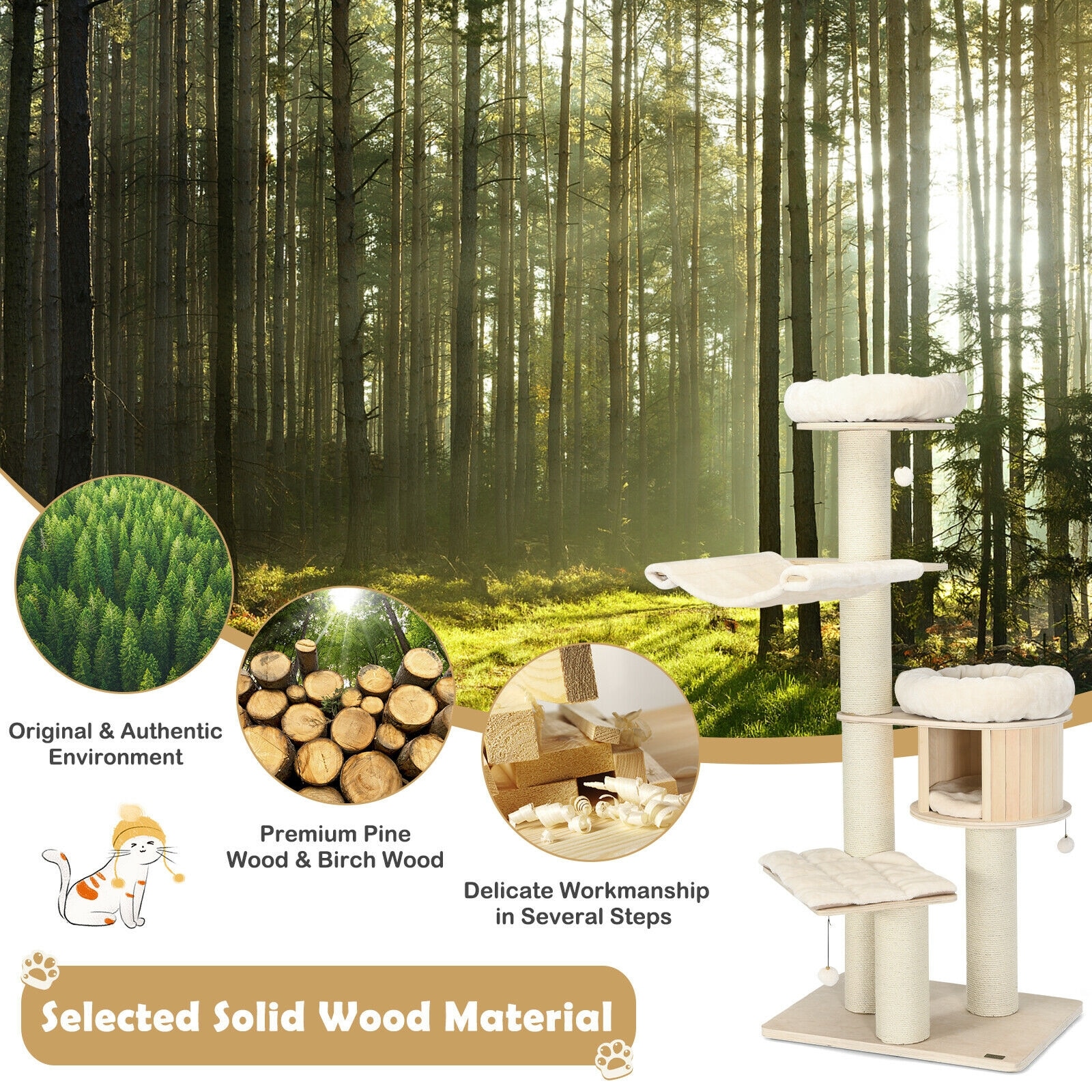 Slickblue D-CO-AN8747SP Cat-Trees - View #7
