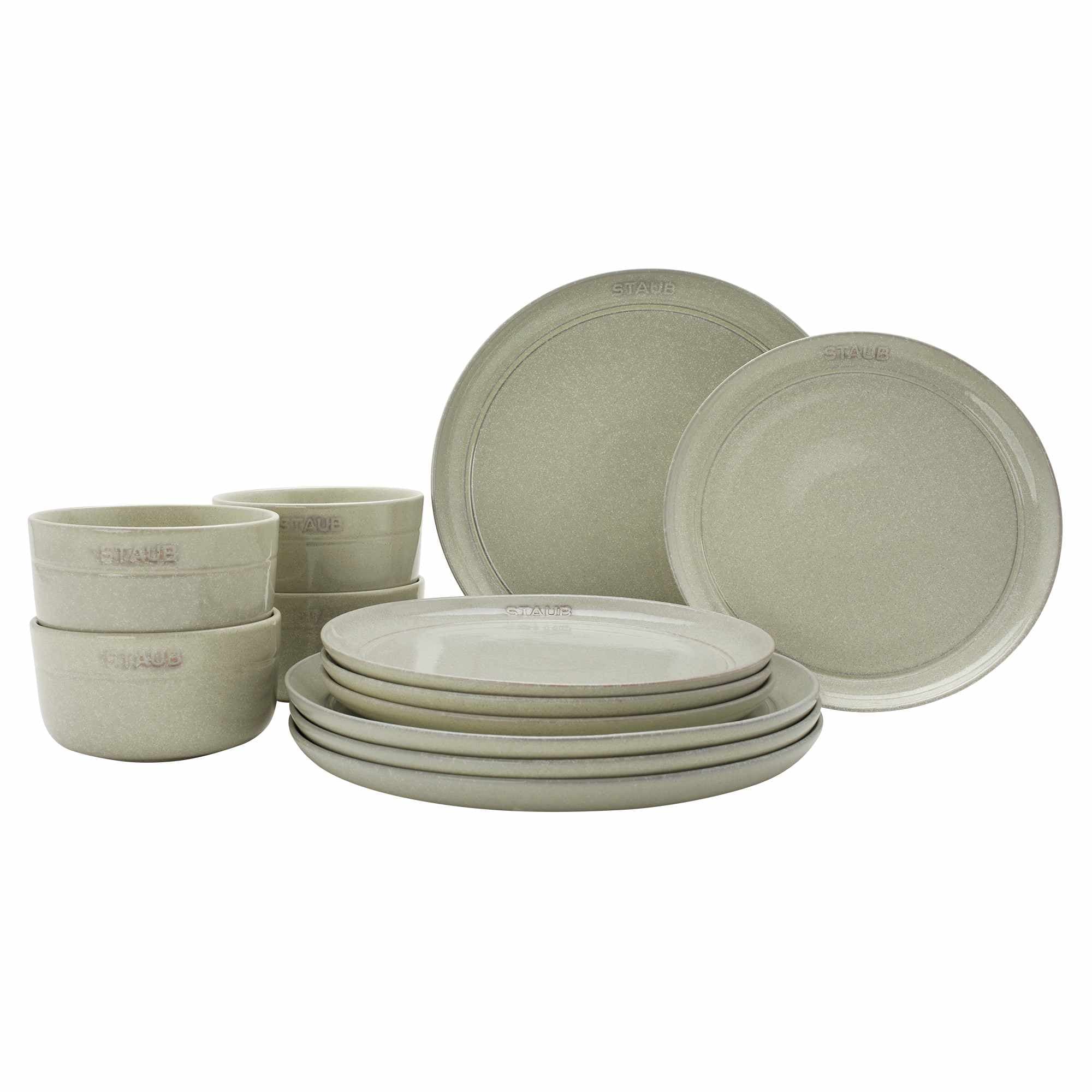 STAUB Ceramic 12-pc Dinnerware Set #1021452