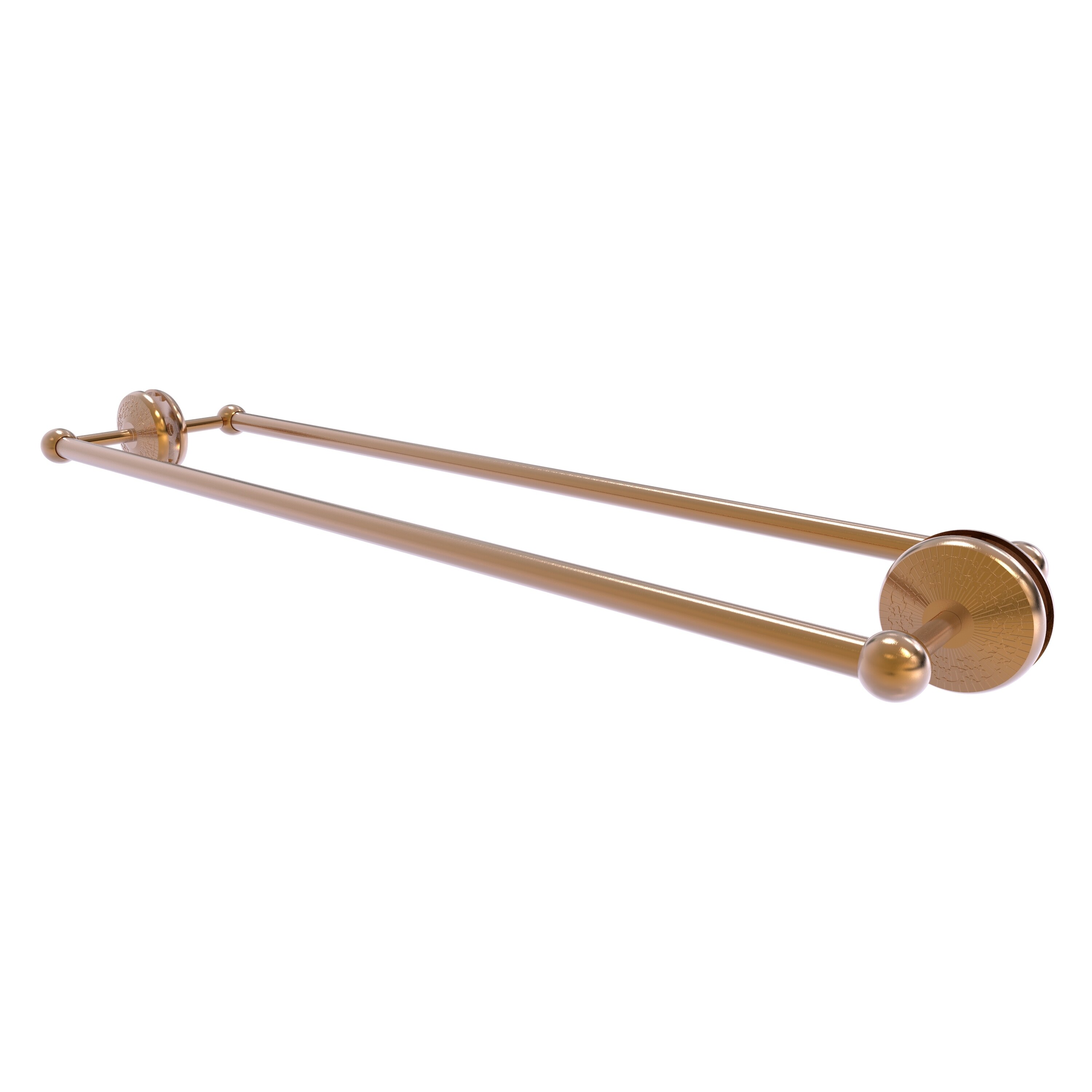 Allied Brass MC-41-BB-30-BBR Monte Carlo 30-in double Brushed Bronze Wall mount Double Towel Bar