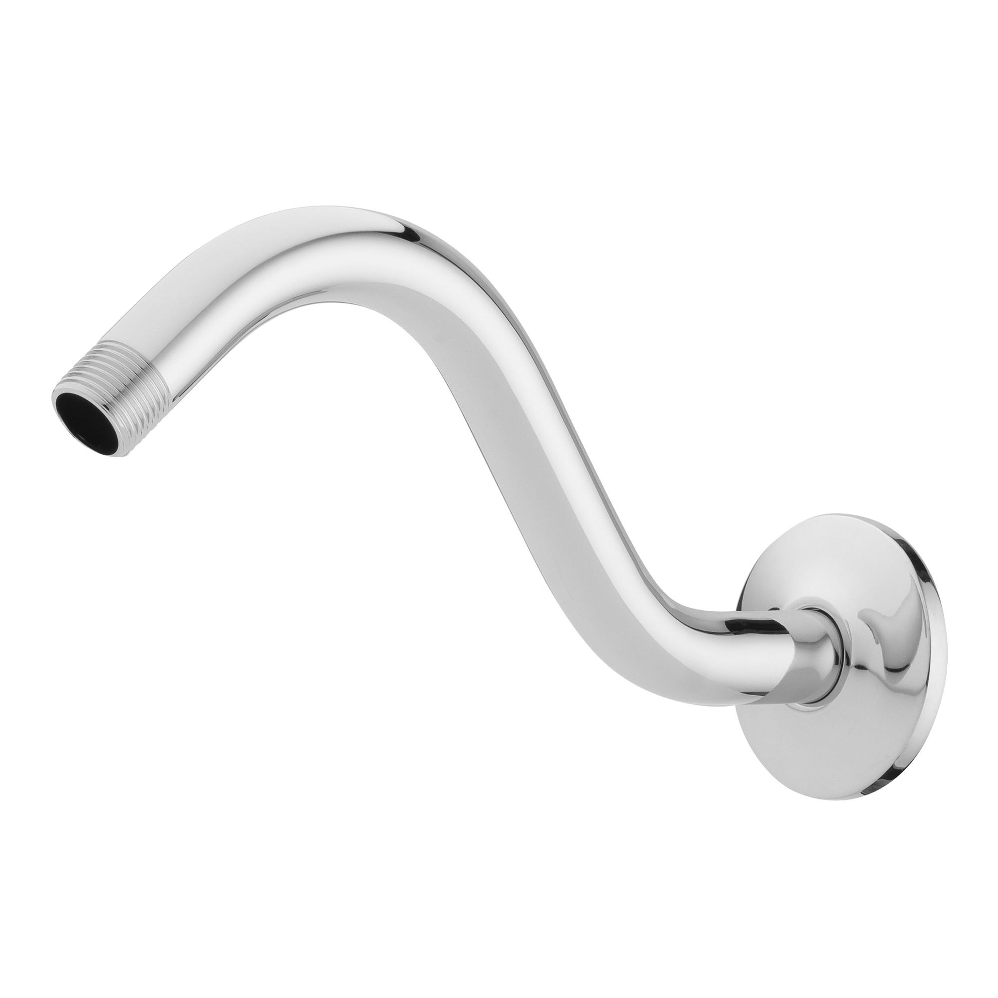 Project Source White 4.125-in Bathtub/Shower Arm Mount (0.875-in-ID) in the  Bathroom & Shower Faucet Accessories department at
