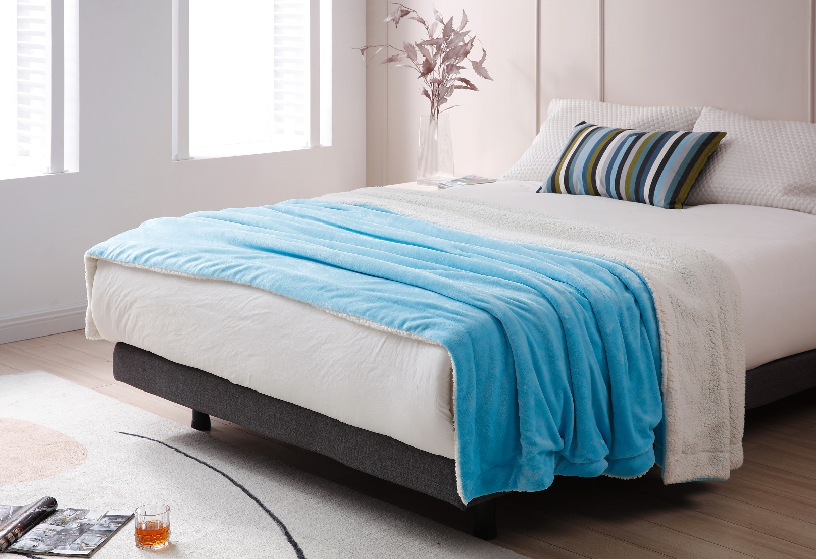 LBaiet 9178-FQ BLUE Blankets-And-Throws - View #4