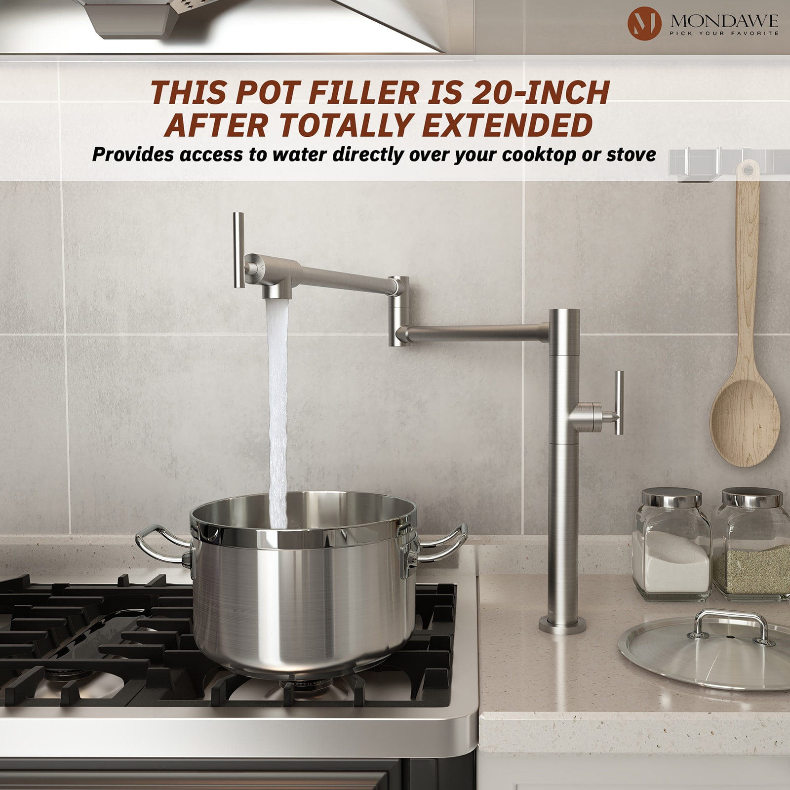 Mondawe OR-22NSES-DG Kitchen-Faucets - View #4
