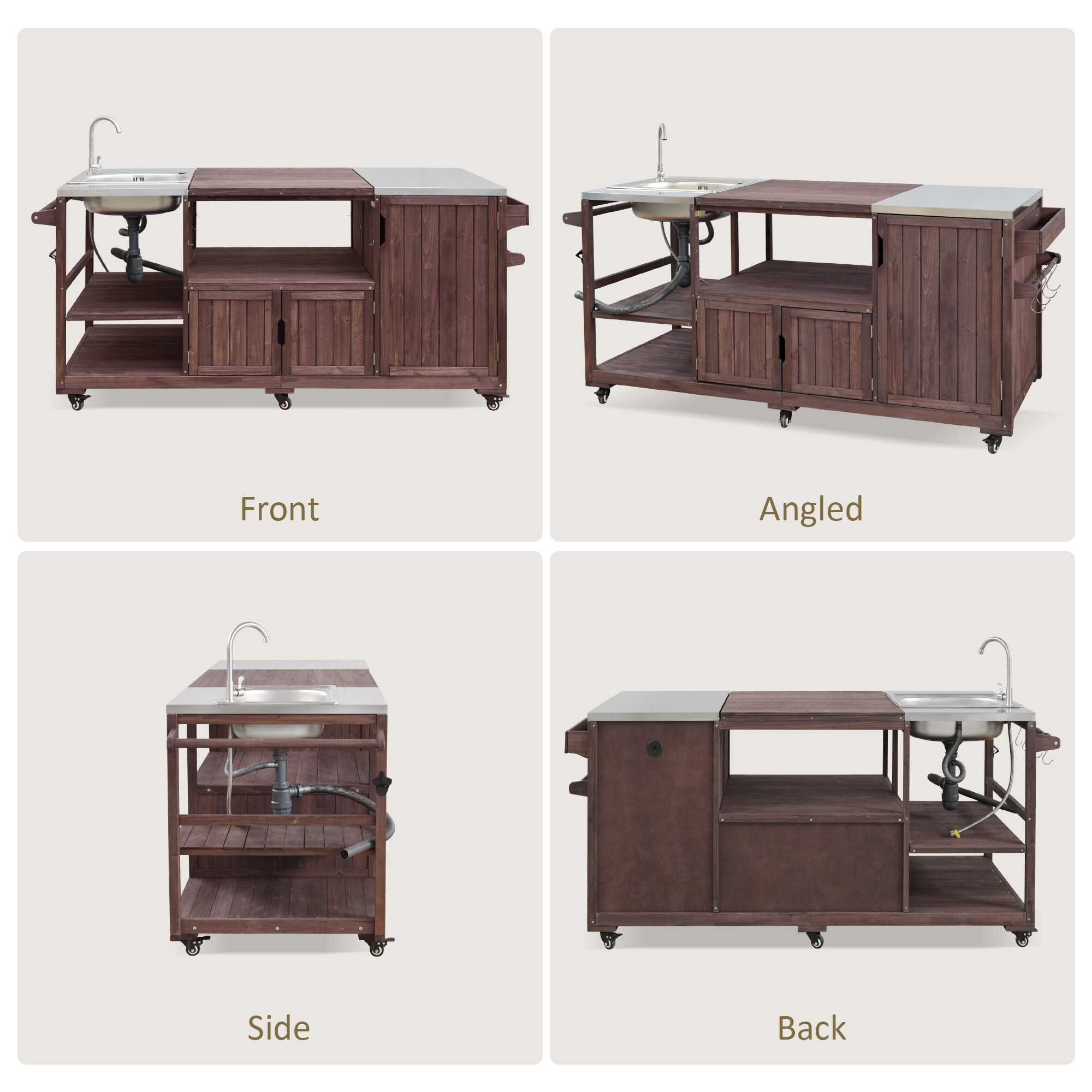 ModernLuxe L3P-N707S000022Z Outdoor-Carts - View #9