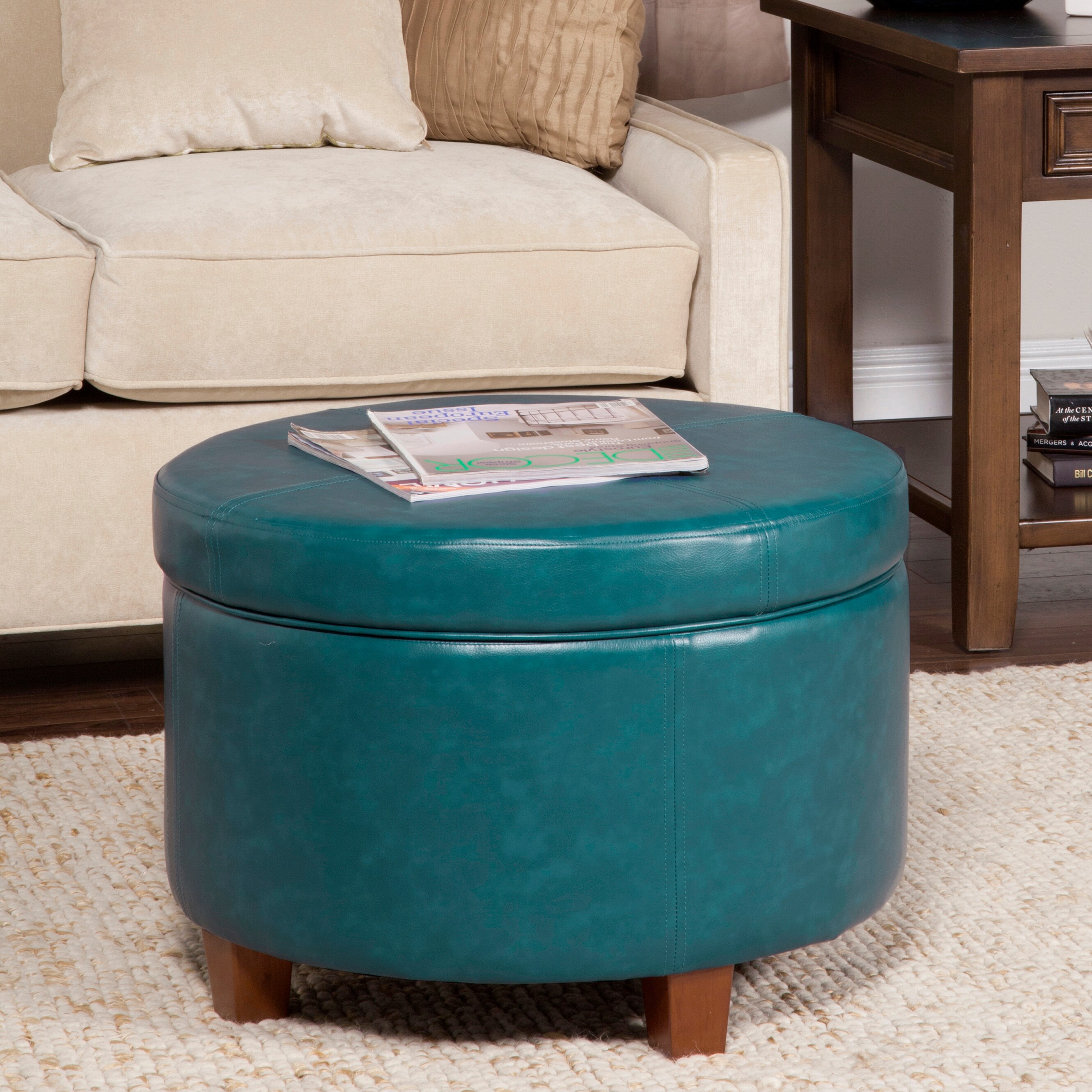HomePop K6862-E843 Storage Ottoman