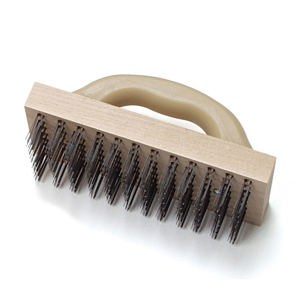 Malish Gneral Purpose Wire Brush Wood 9-in Grill Brush in the Grill Brushes  & Cleaning Blocks department at