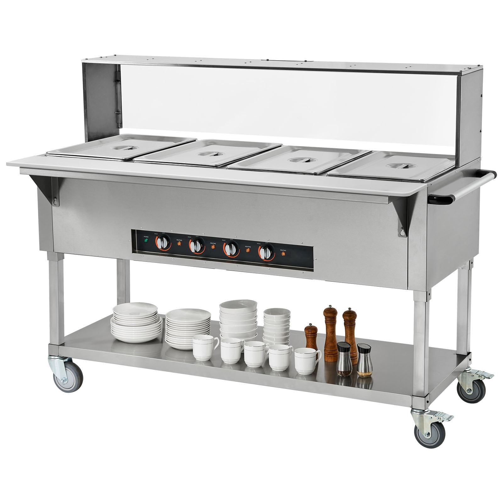 VEVOR CJRT5G3750W000001V4 4 -Station 82.4-Quart Commercial/Residential Electric Food warmer