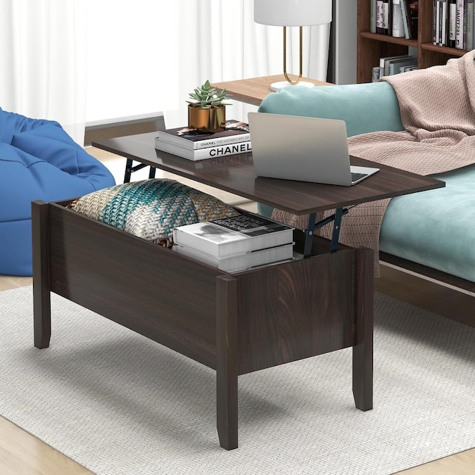 Wowrace Modern Lift Top Coffee Table, Small Coffee Table With Storage And Lift Top