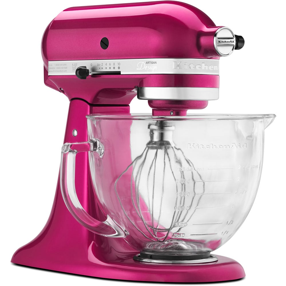 KitchenAid Artisan stand mixer in hot pink