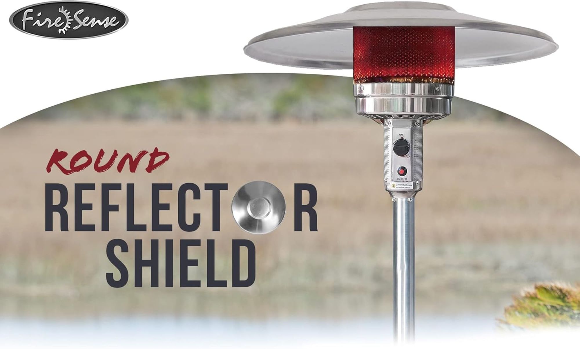 Fire Sense 61437 Gas-Patio-Heater-Reflector-Plates - View #6