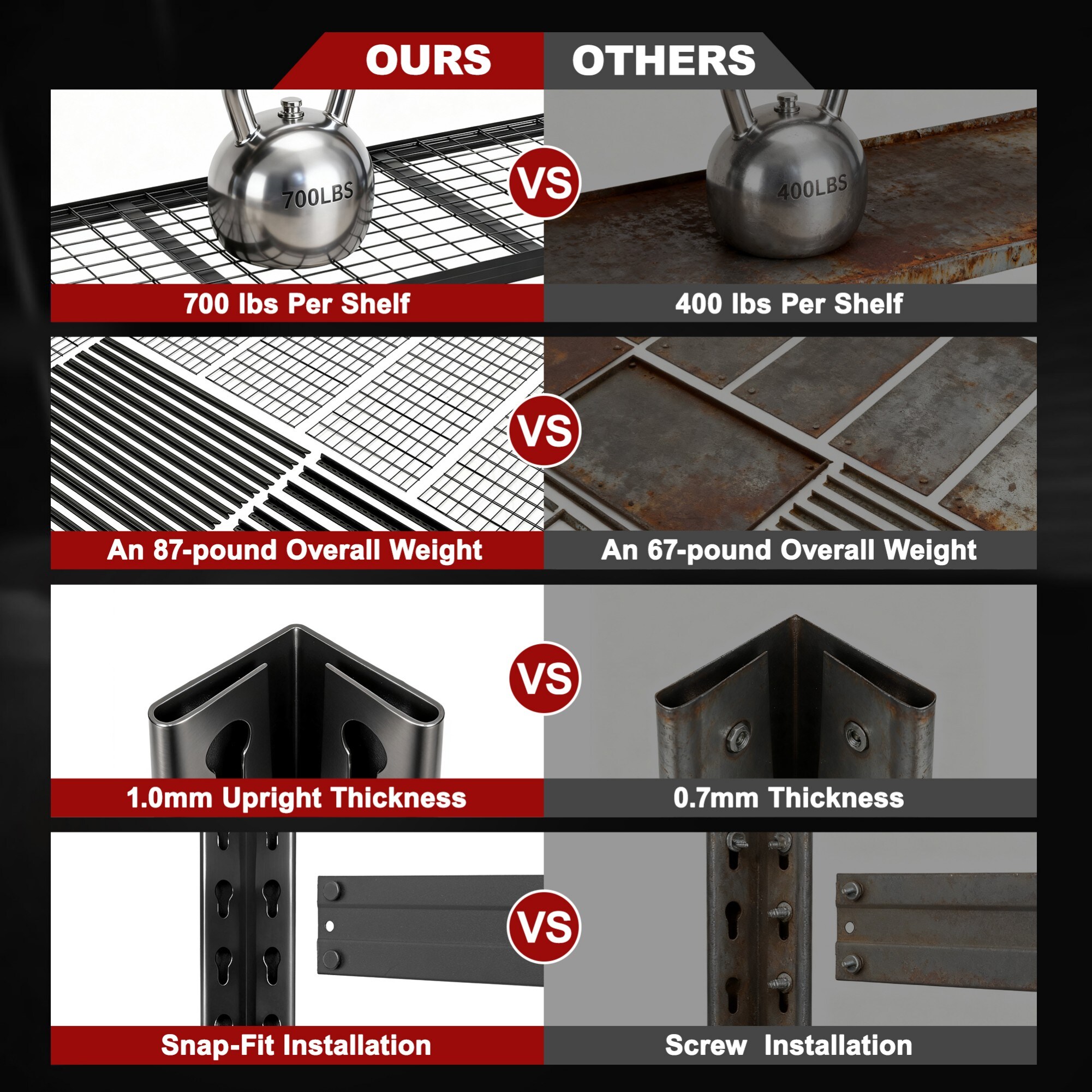 Siavonce XH45967 Free-Standing-Shelving - View #5