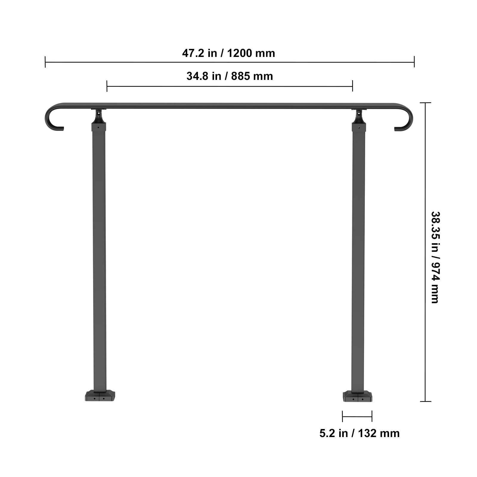 VEVOR SCLTFS1.2MLZ00221V0 railings - View #2