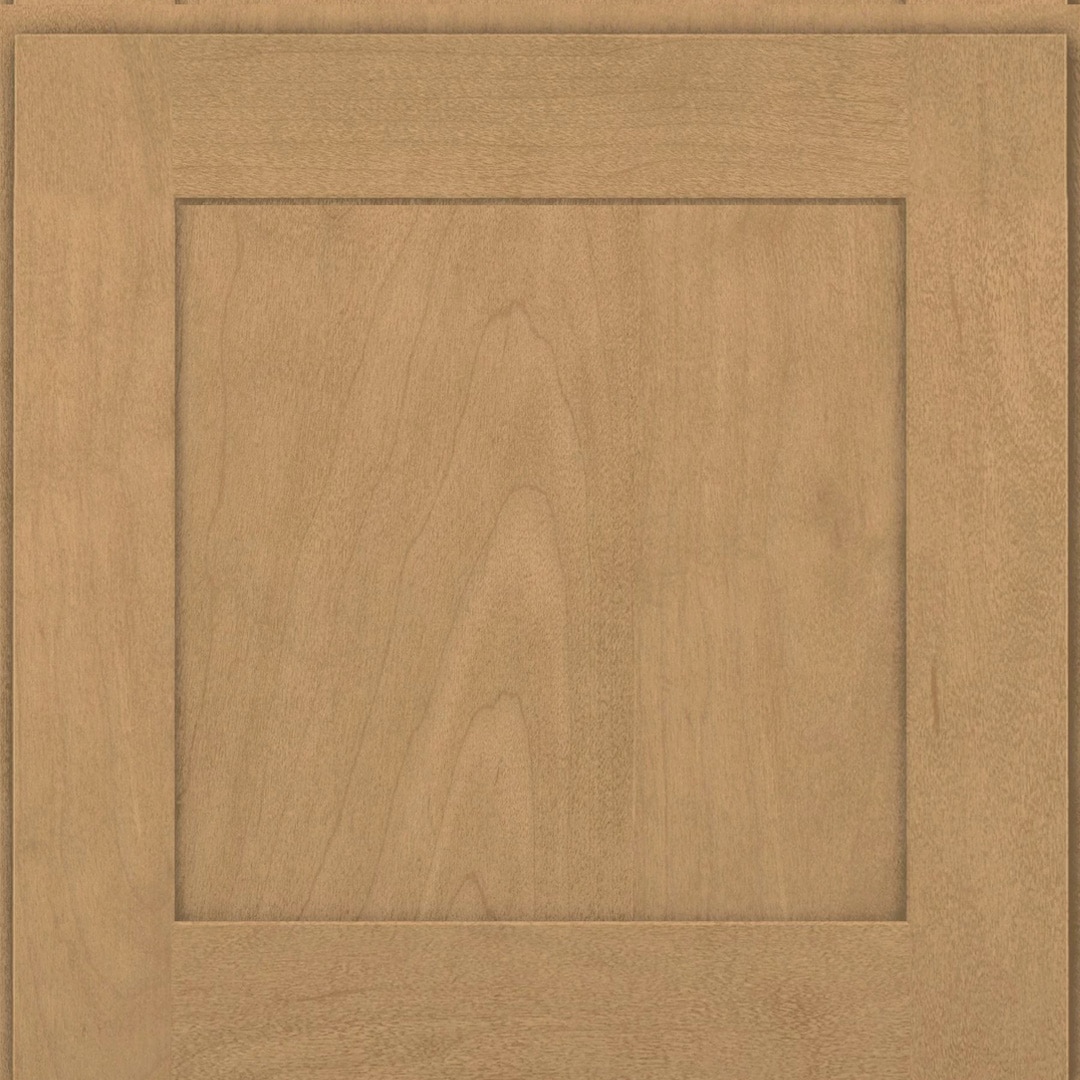 KraftMaid RDCDS,MP,H12M Deveron 14.625-in W x 14.625-in H Shortbread Stained Maple Kitchen Cabinet Sample (Door Sample)