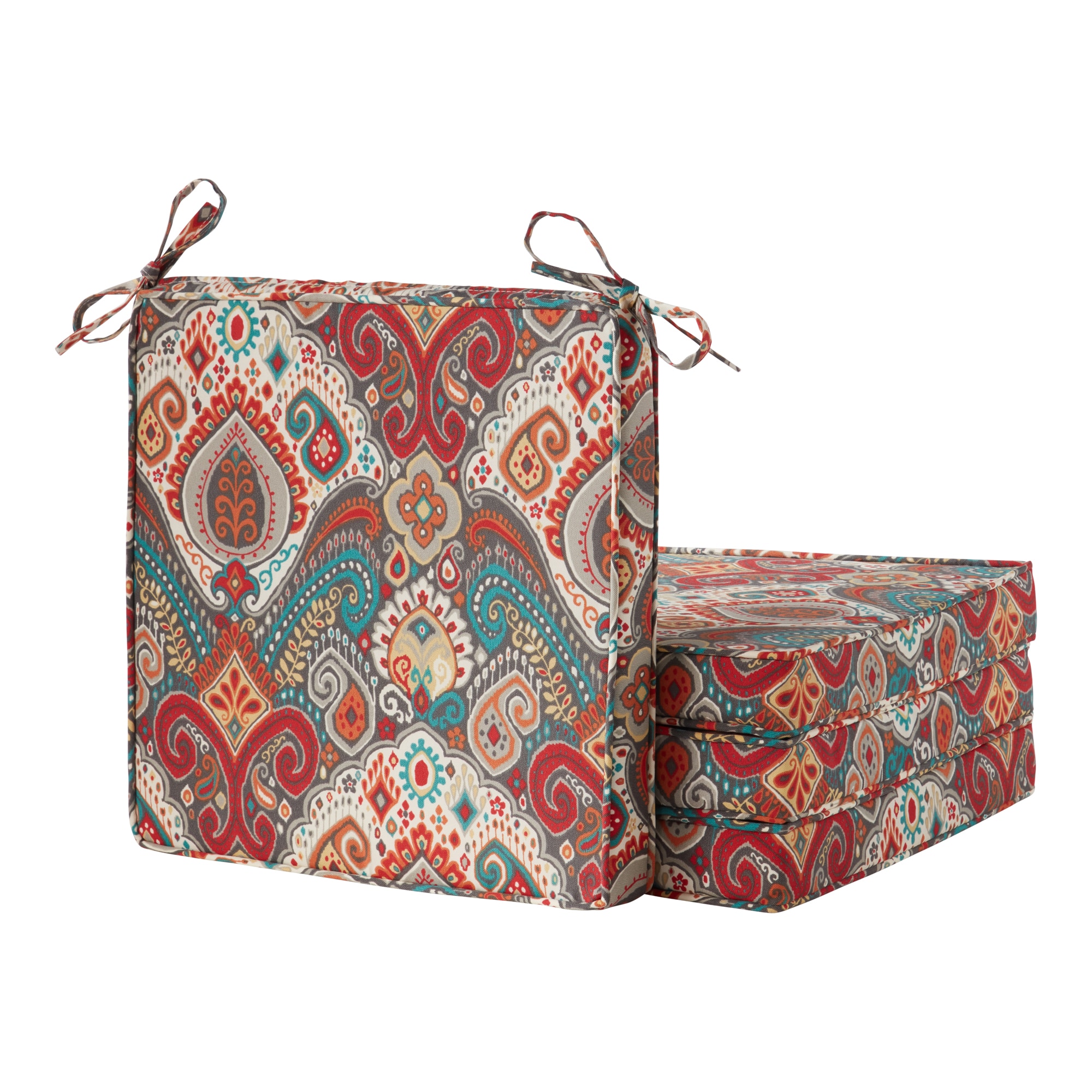Greendale Home Fashions OP2100S4-ASBURYPARK 18-in x 18-in 4 -Piece Asbury Park Patio chair cushion