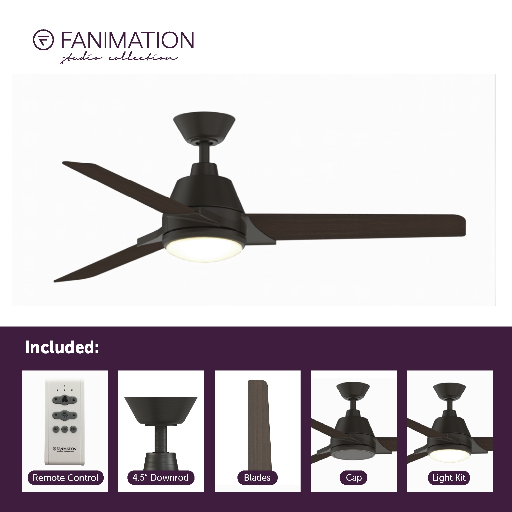 Fanimation Studio Collection LP8406LAZ Ceiling-Fans - View #7