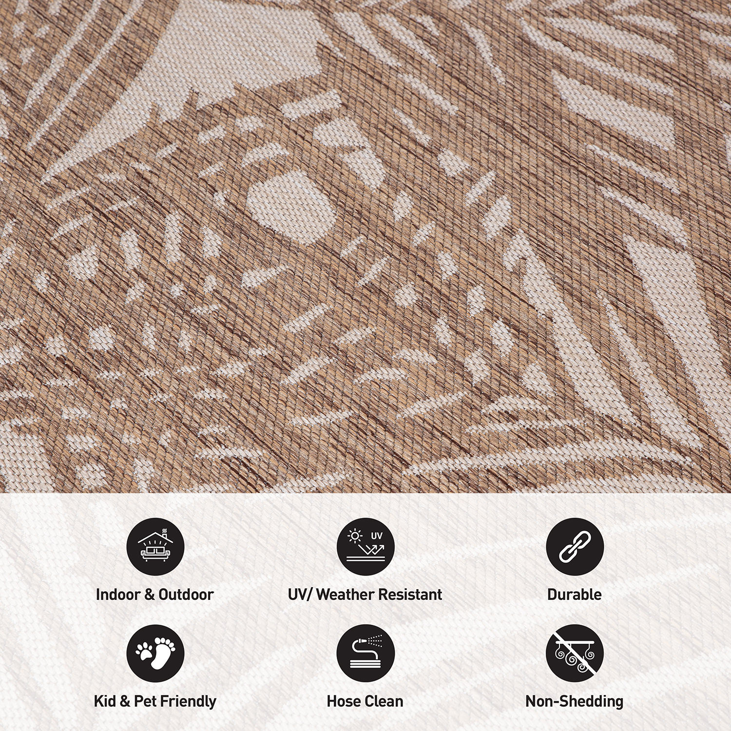 World Rug Gallery 118BROWN2X7 rugs - View #5