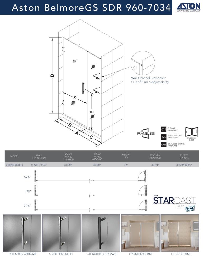 Aston SDR960EZCH703410 Shower-Doors - View #3